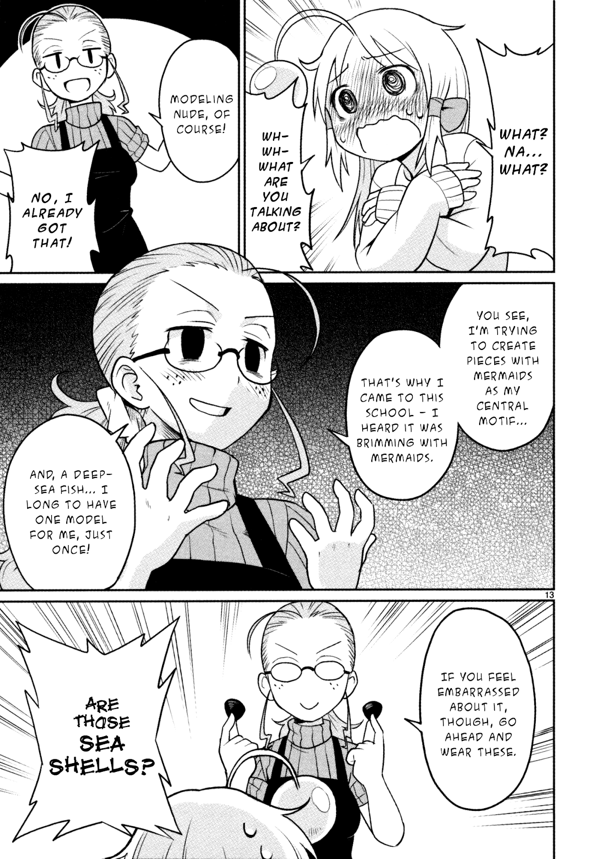 Shinkaigyo no Anko-san Chapter 17 page 13 - Chapter 17 : Mermaids are God's Art