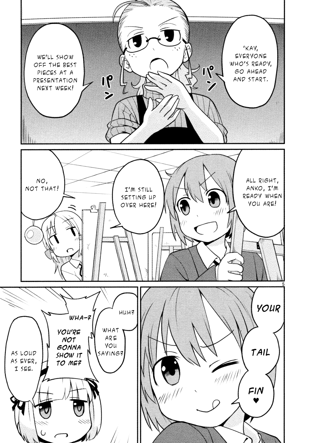 Shinkaigyo no Anko-san Chapter 17 page 5 - Chapter 17 : Mermaids are God's Art