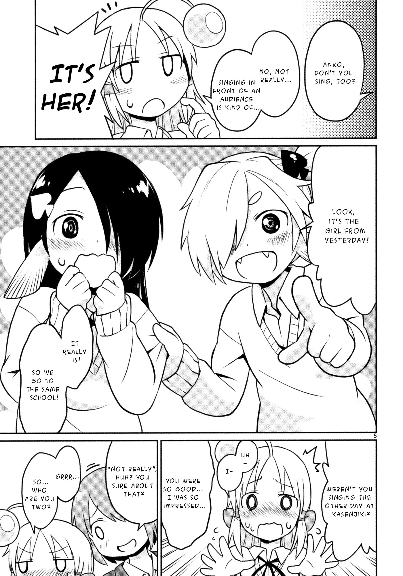 Shinkaigyo no Anko-san Chapter 18 page 5 - Chapter 18: Starting an Idol's Life from the Bottom