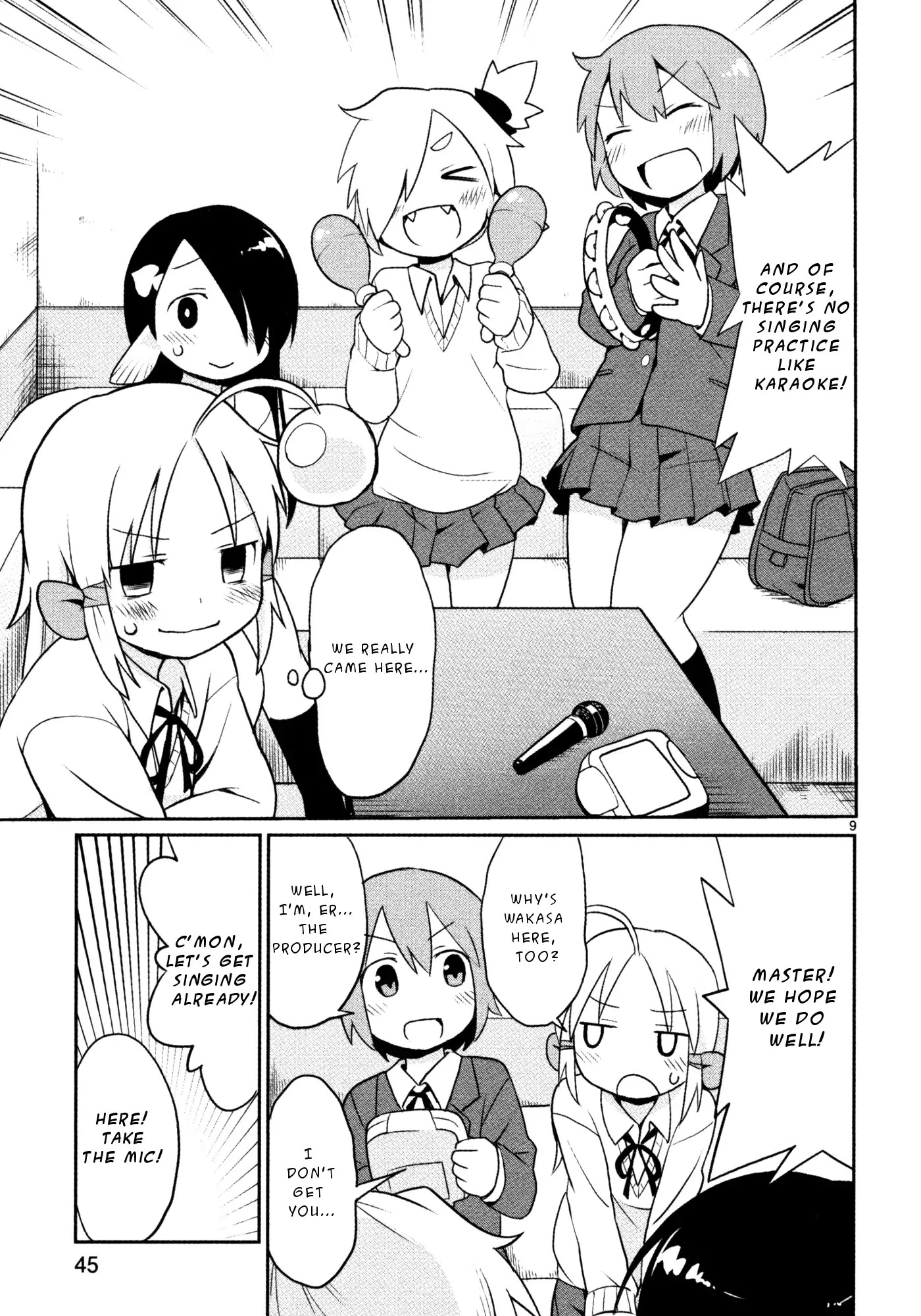 Shinkaigyo no Anko-san Chapter 18 page 9 - Chapter 18: Starting an Idol's Life from the Bottom