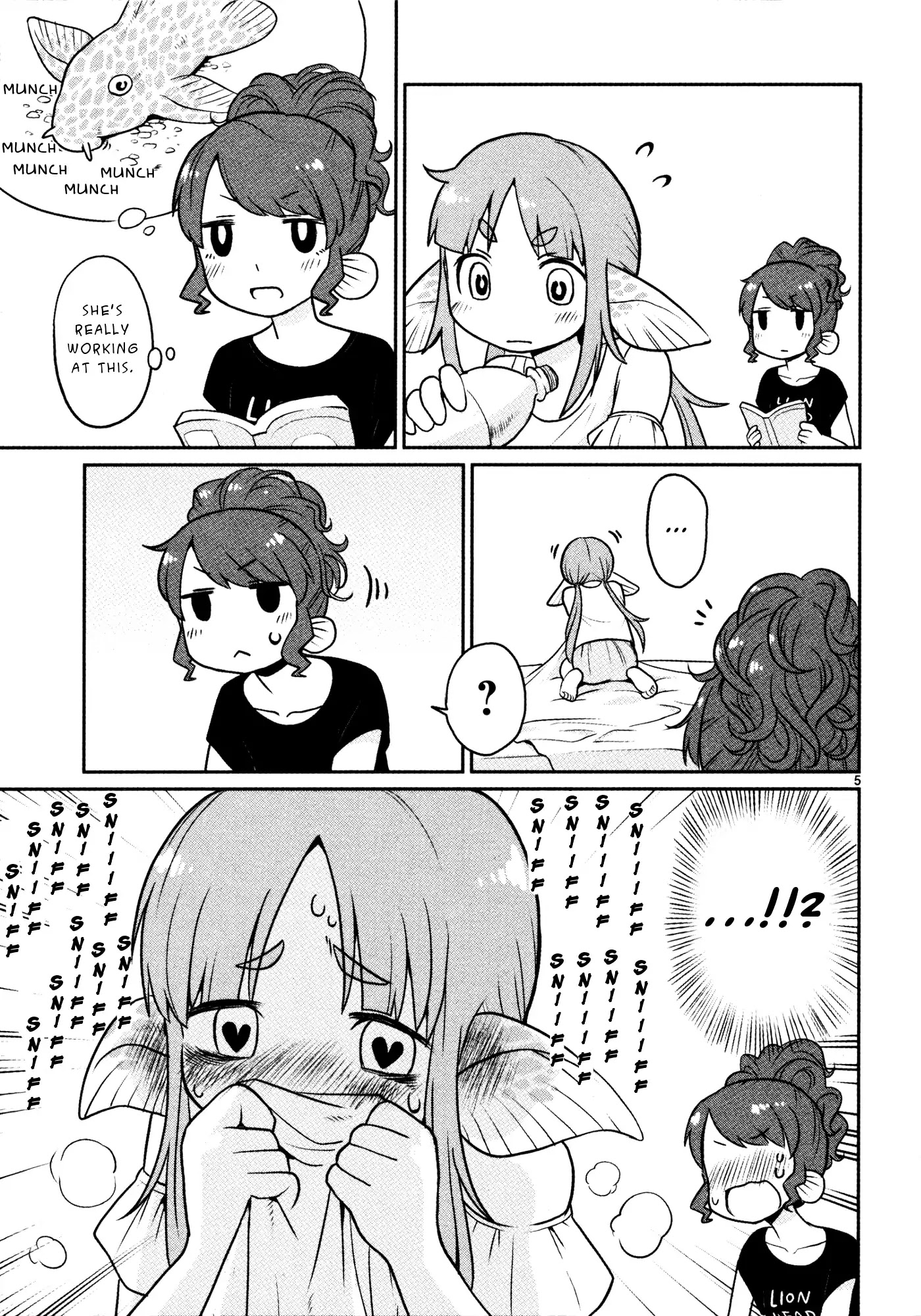 Shinkaigyo no Anko-san Chapter 19 page 5 - Chapter 19: The Tropical Fish's Weekend