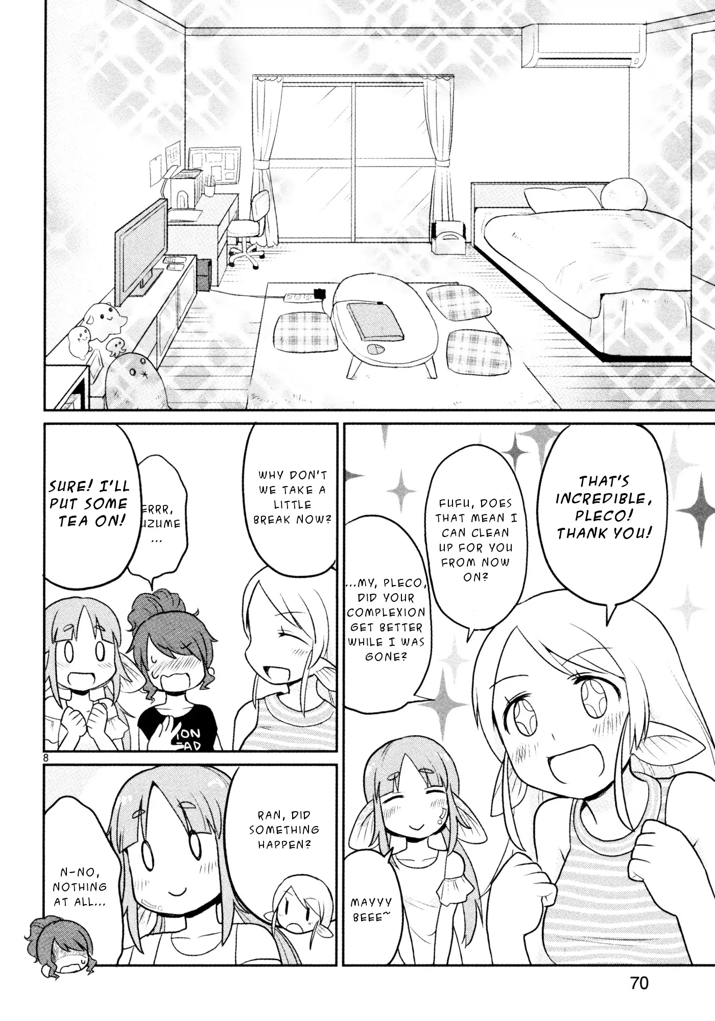 Shinkaigyo no Anko-san Chapter 19 page 8 - Chapter 19: The Tropical Fish's Weekend