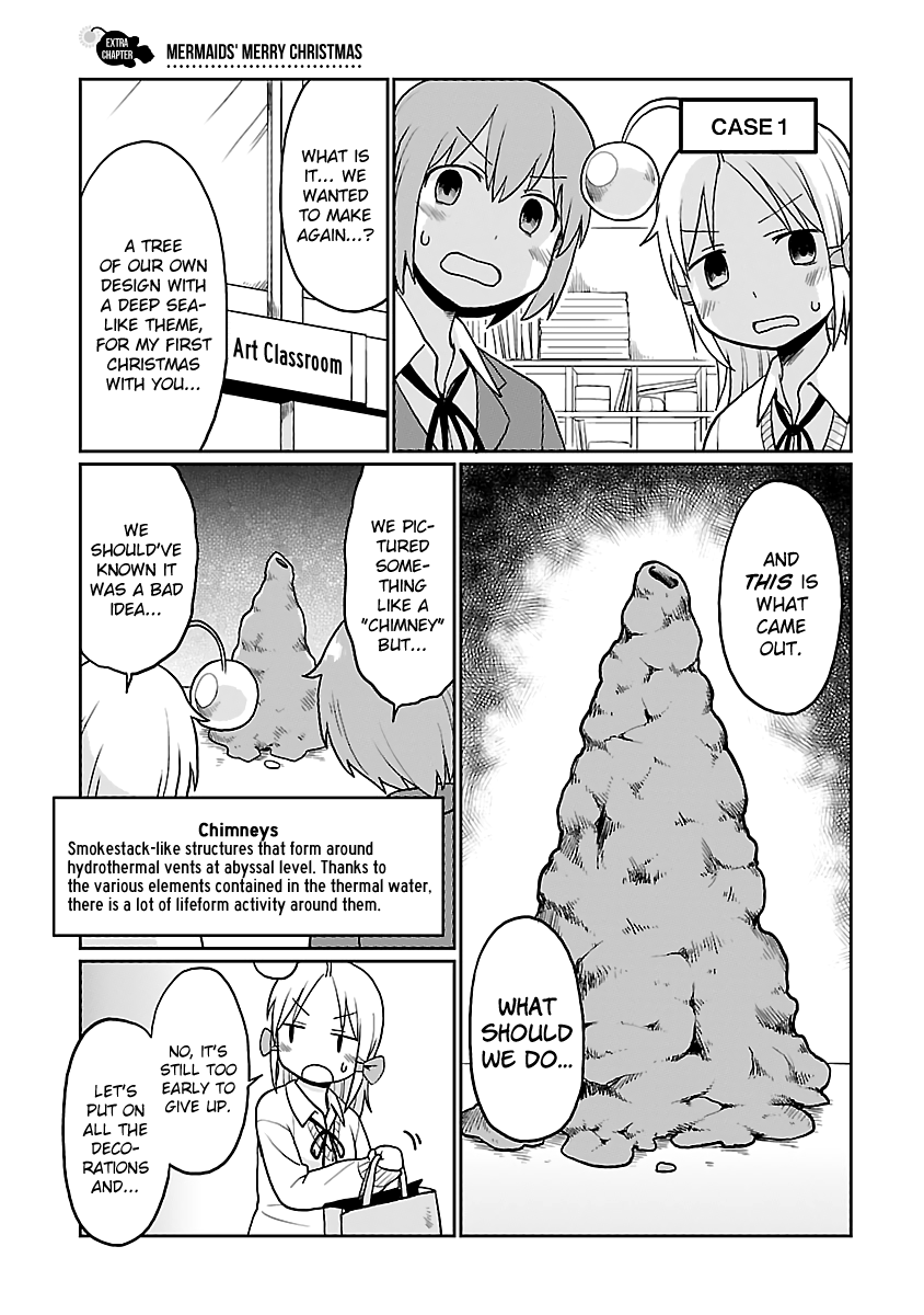 Shinkaigyo no Anko-san Chapter 22.5 page 1 - Chapter 22.5: Mermaids' Merry Christmas