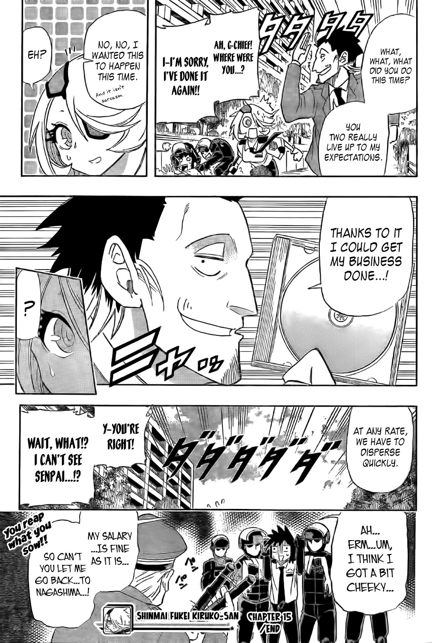 Shinmai Fukei Kiruko-san Chapter 15 page 19 - Chapter 15: Kiruko Lands at the Main Station!!