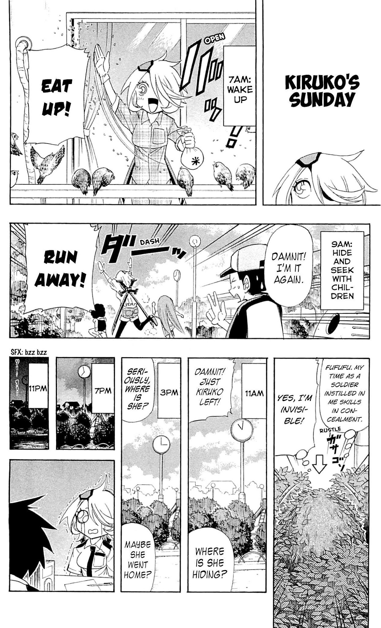 Shinmai Fukei Kiruko-san Chapter 18.5 page 2 - Chapter 18.5: Everyone's Day Off
