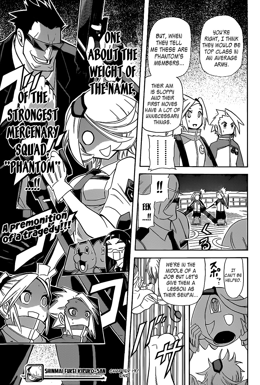 Shinmai Fukei Kiruko-san Chapter 19 page 19 - Chapter 19: An Infiltration Plan Full of Kirukos!!