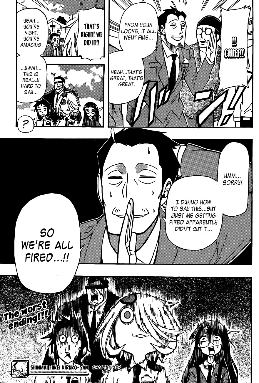 Shinmai Fukei Kiruko-san Chapter 23 page 18 - Chapter 23: Farewell! Novice Policewoman Kiruko-san!!