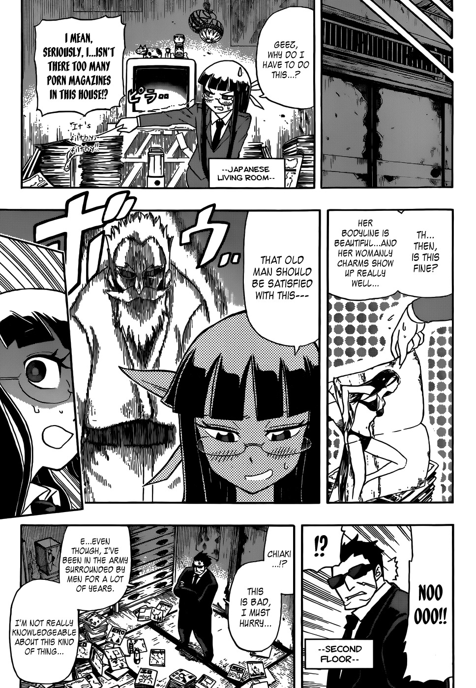Shinmai Fukei Kiruko-san Chapter 9 page 11 - Chapter 9: Kiruko, Haru, and the Porn Magazine