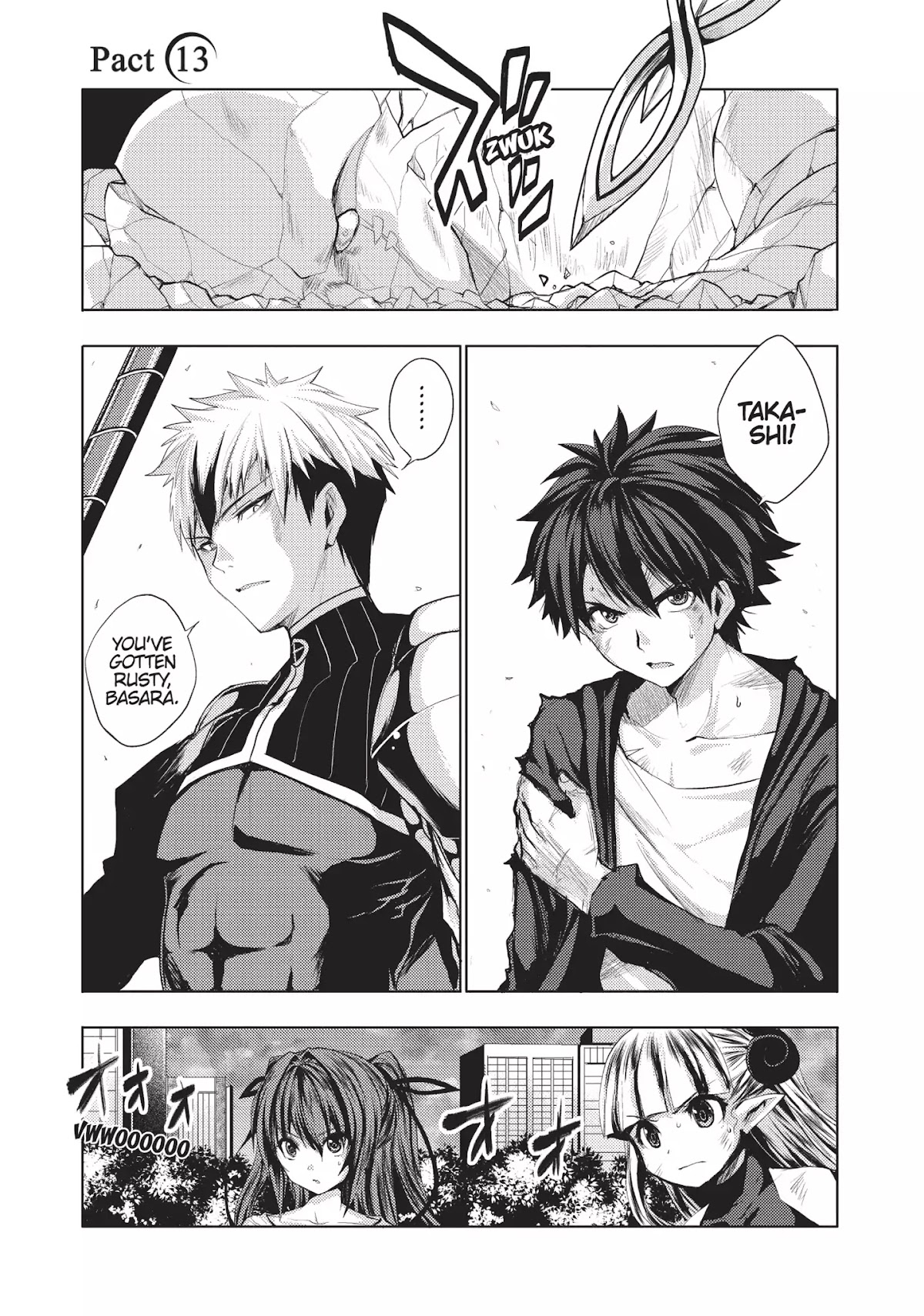 Shinmai Maou no Keiyakusha Chapter 13 page 1 - Chapter 13: Vol.3 Pact 13: Face to Face with Hostility