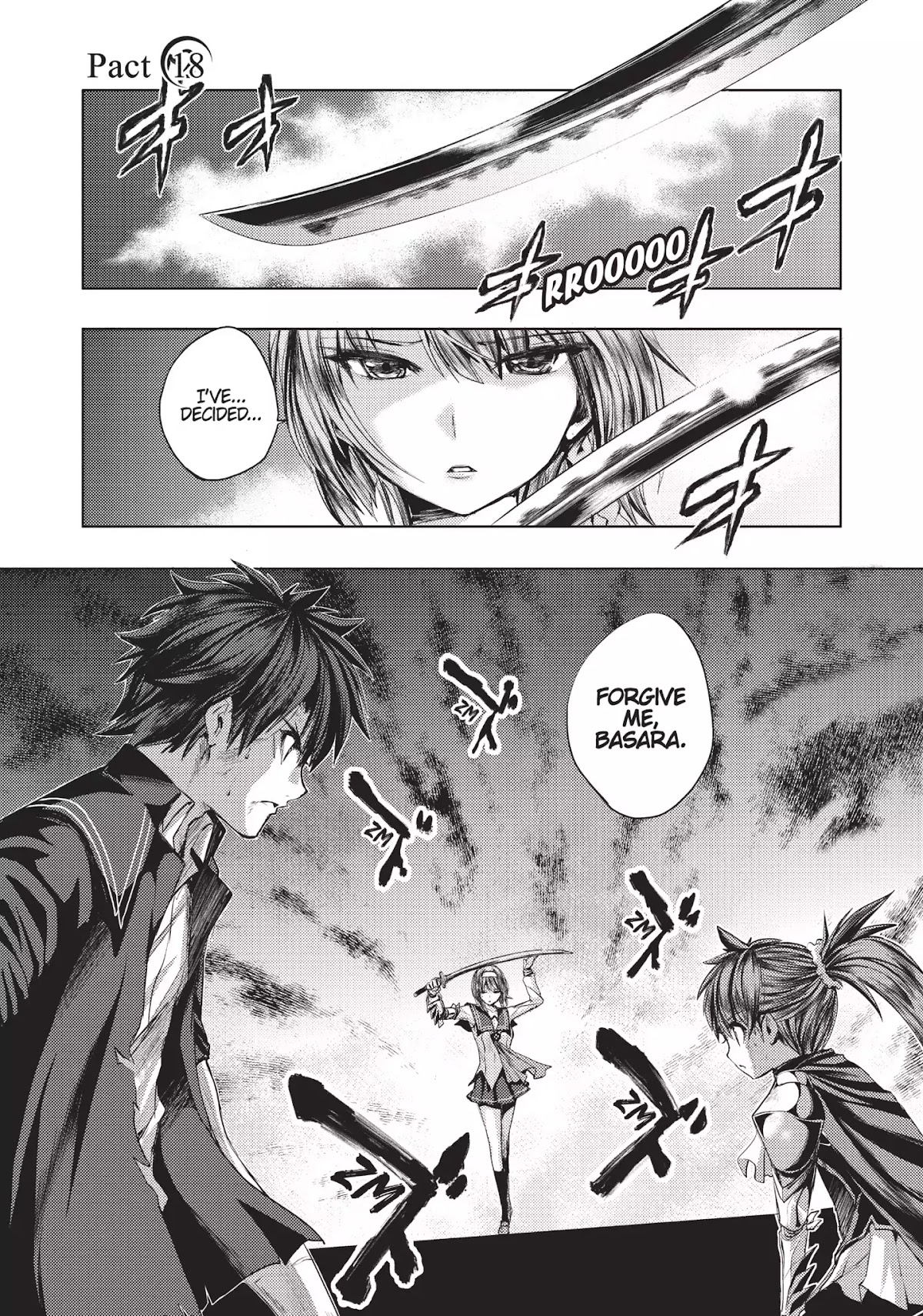 Shinmai Maou no Keiyakusha Chapter 18 page 1 - Chapter 18: Vol.4 Pact 18: Feelings Riding Upon a Blade