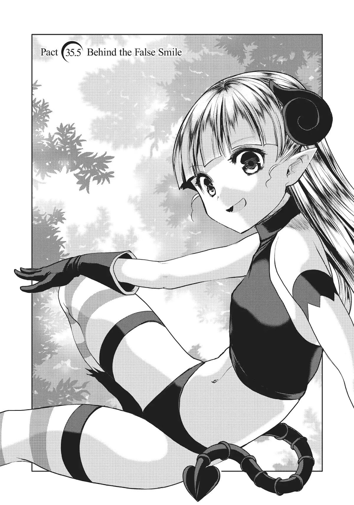 Shinmai Maou no Keiyakusha Chapter 35.5 page 1 - Chapter 35.5: Vol.8 Pact 35.5: Behind the False Smile