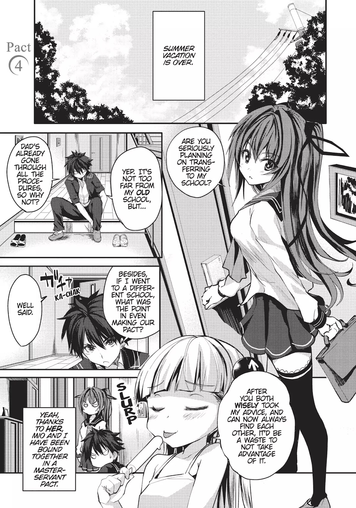 Shinmai Maou no Keiyakusha Chapter 4 page 1 - Chapter 4: Vol.1 Pact 4: The Space Between Reunion and Trust (Beginning)