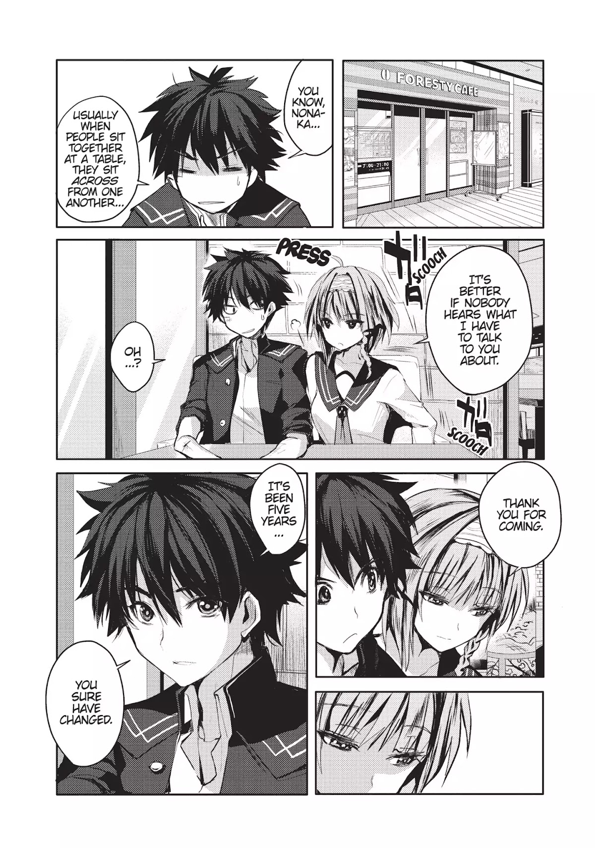 Shinmai Maou no Keiyakusha Chapter 4 page 9 - Chapter 4: Vol.1 Pact 4: The Space Between Reunion and Trust (Beginning)