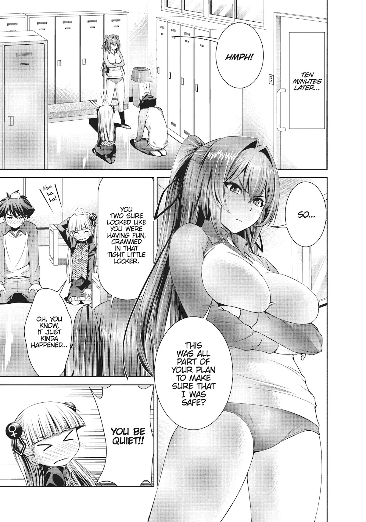 Shinmai Maou no Testament Arashi! Chapter 12 page 18 - Chapter 12: Vol.3 Testament 12: A Close Call on School Patrol