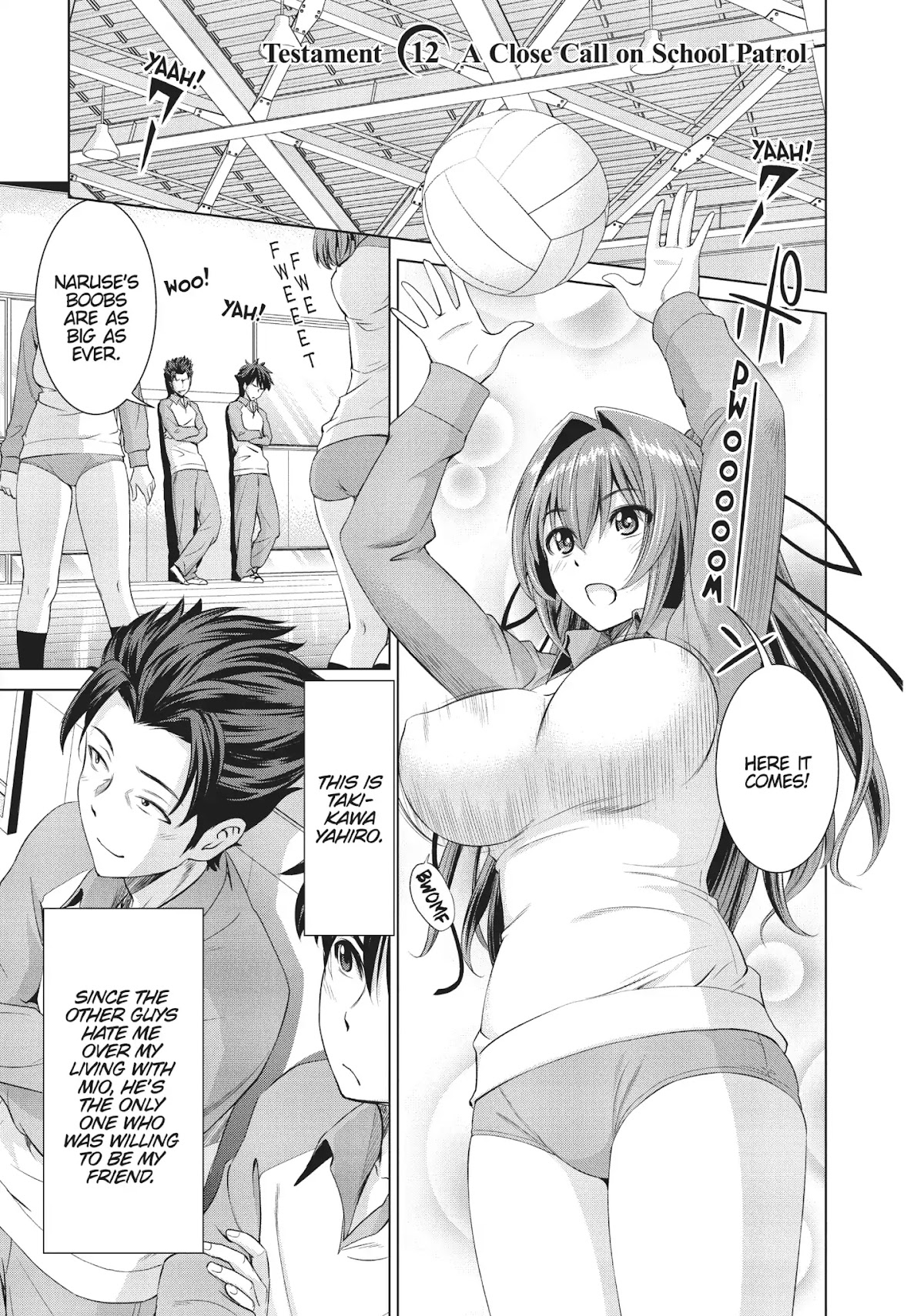 Shinmai Maou no Testament Arashi! Chapter 12 page 4 - Chapter 12: Vol.3 Testament 12: A Close Call on School Patrol