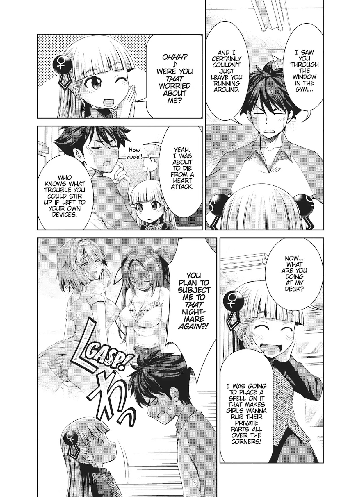 Shinmai Maou no Testament Arashi! Chapter 12 page 7 - Chapter 12: Vol.3 Testament 12: A Close Call on School Patrol