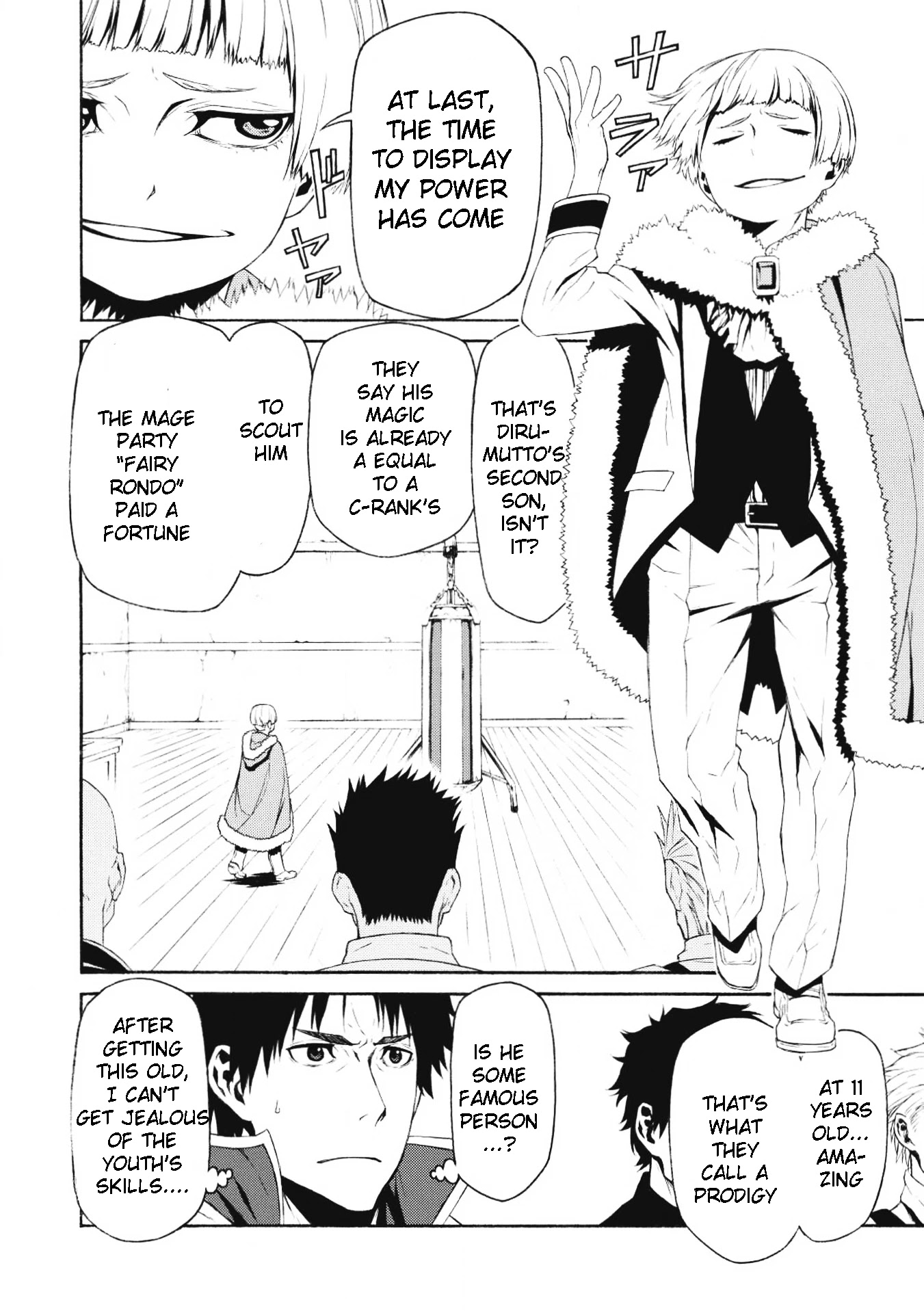 Shinmai Ossan Bouken-sha, Saikyou paati ni shinu hodo kitae rarete Muteki ni naru Chapter 1 page 23 - Chapter 1: 12 Year Late Start