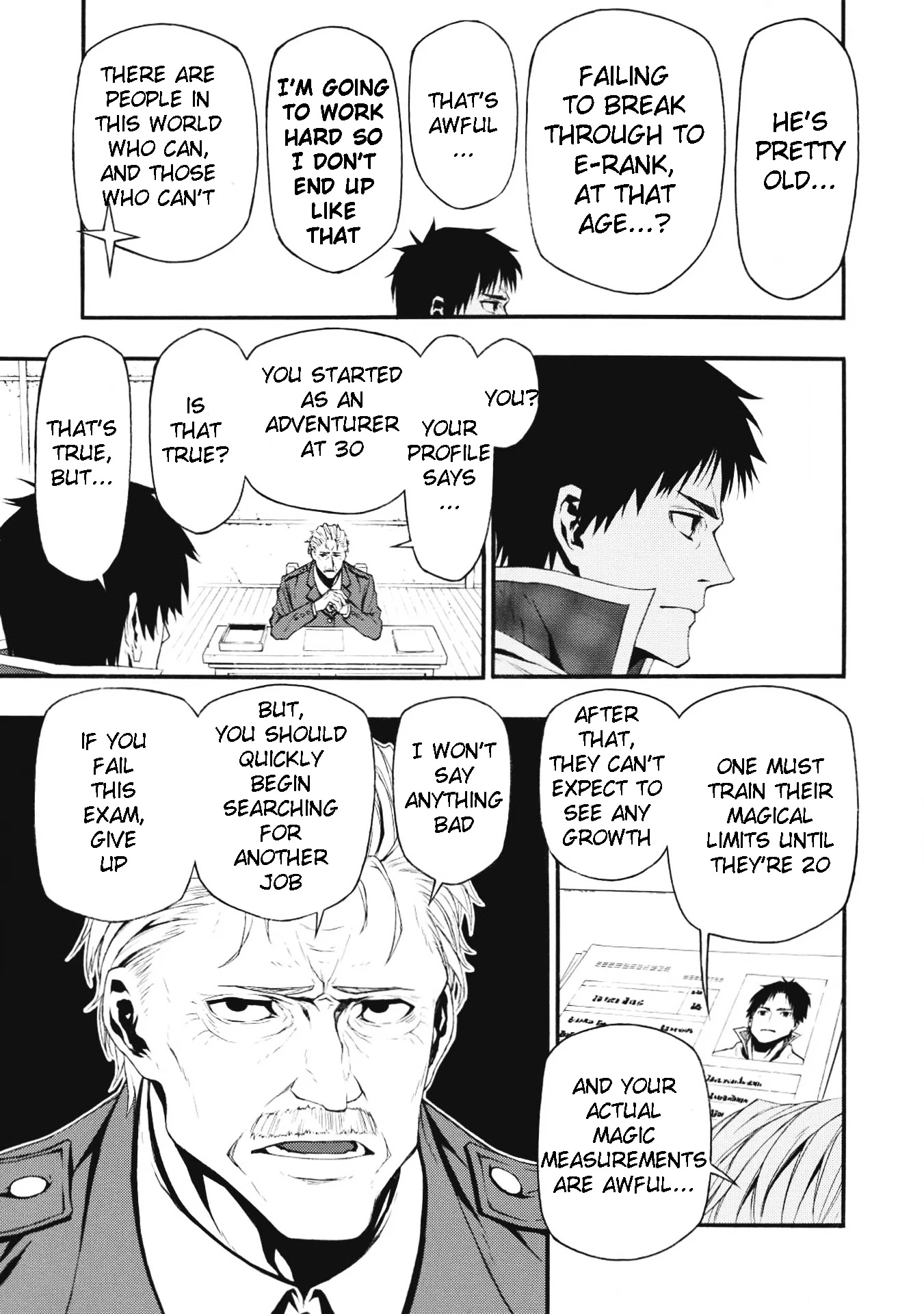 Shinmai Ossan Bouken-sha, Saikyou paati ni shinu hodo kitae rarete Muteki ni naru Chapter 1 page 30 - Chapter 1: 12 Year Late Start