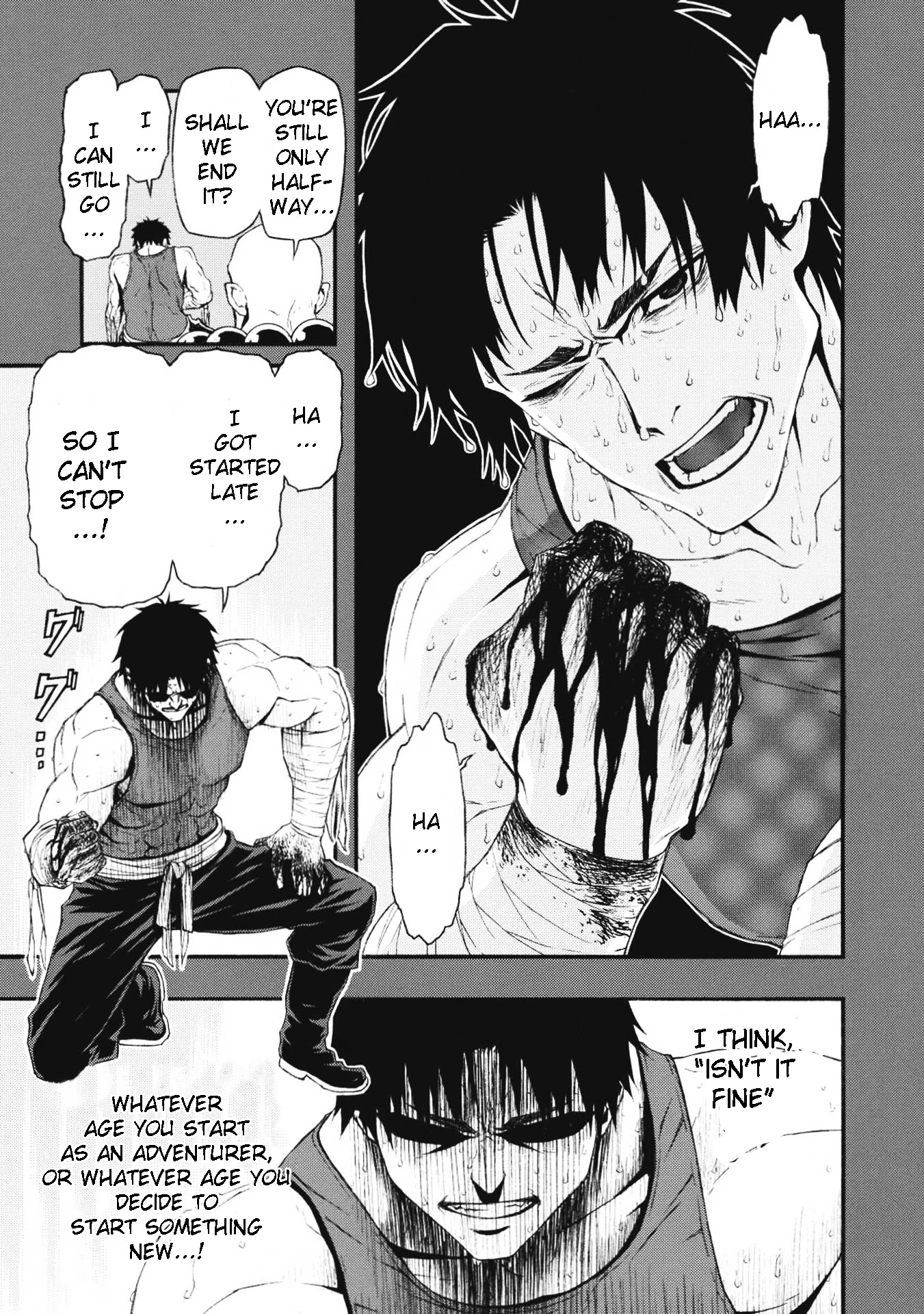 Shinmai Ossan Bouken-sha, Saikyou paati ni shinu hodo kitae rarete Muteki ni naru Chapter 1 page 32 - Chapter 1: 12 Year Late Start