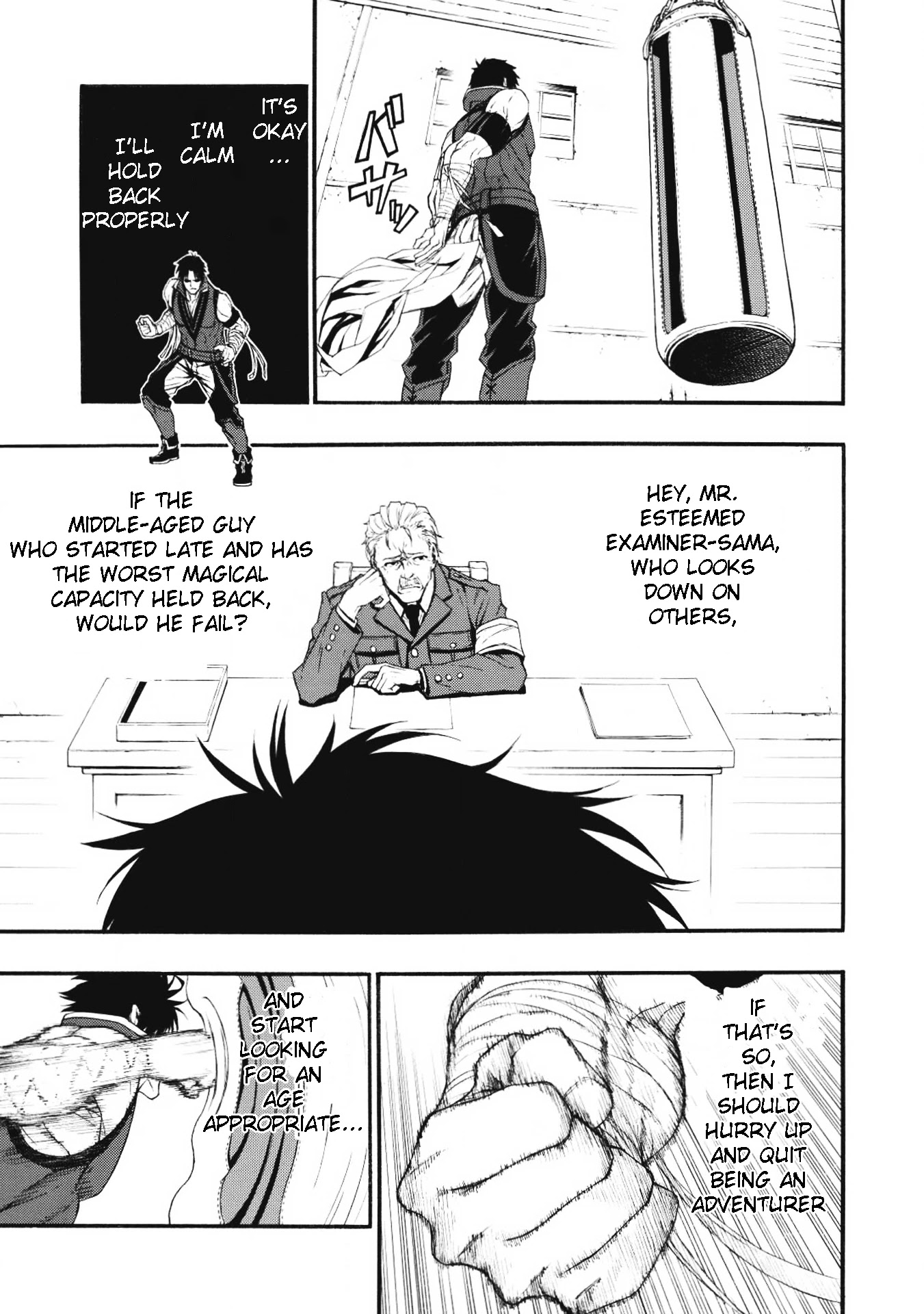 Shinmai Ossan Bouken-sha, Saikyou paati ni shinu hodo kitae rarete Muteki ni naru Chapter 1 page 34 - Chapter 1: 12 Year Late Start