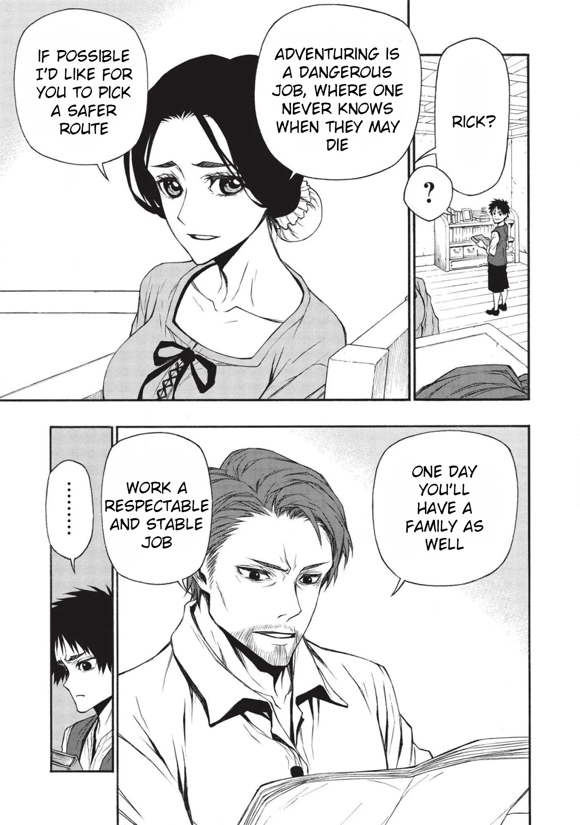 Shinmai Ossan Bouken-sha, Saikyou paati ni shinu hodo kitae rarete Muteki ni naru Chapter 10 page 11 - Chapter 10: What it Means to Pass
