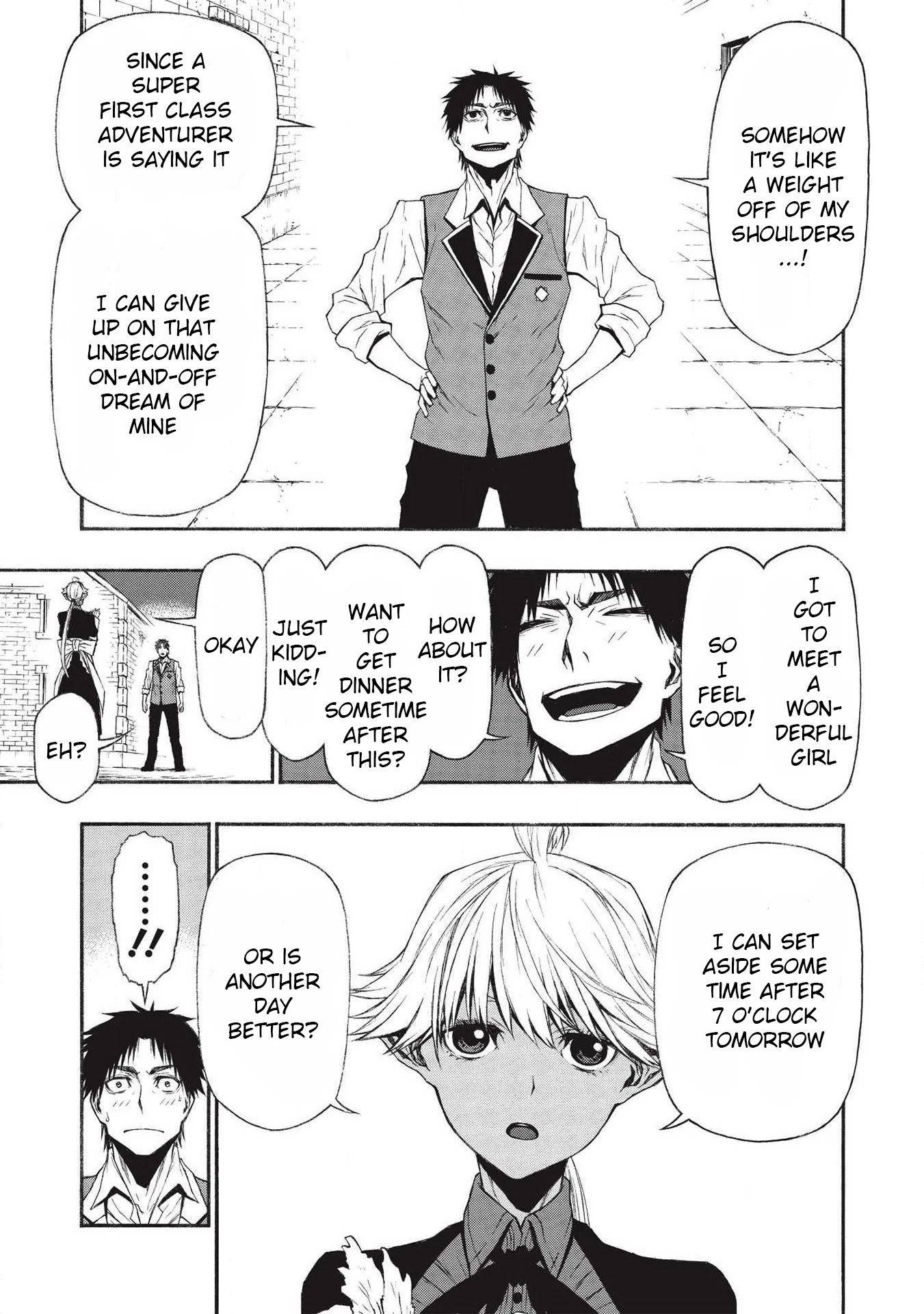 Shinmai Ossan Bouken-sha, Saikyou paati ni shinu hodo kitae rarete Muteki ni naru Chapter 11 page 7 - Chapter 11: The Grouped-Up Weaklings Compared to the Solitary Mighty