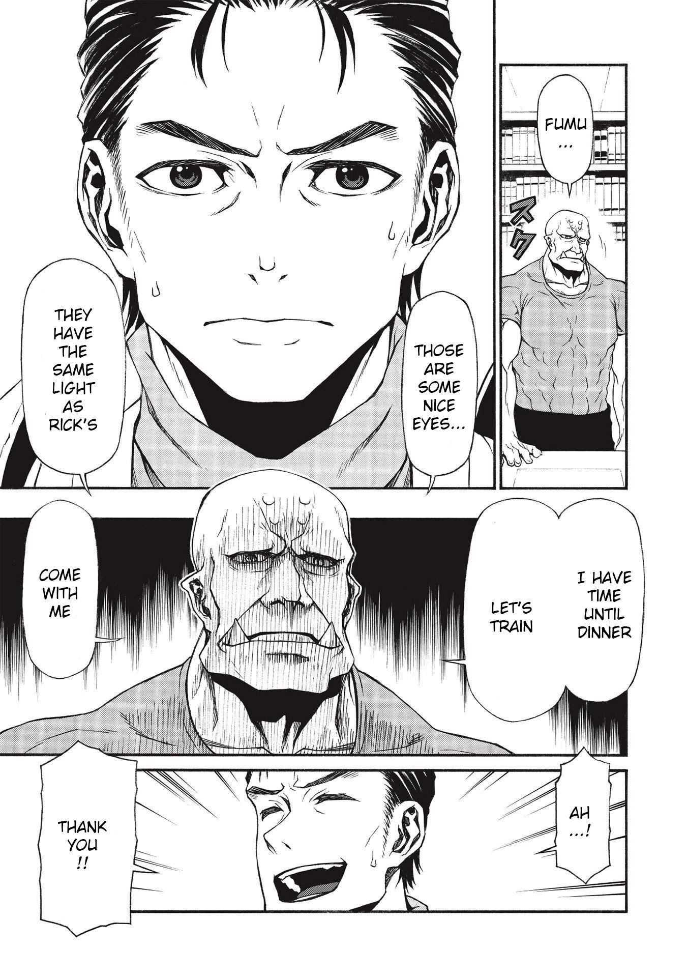 Shinmai Ossan Bouken-sha, Saikyou paati ni shinu hodo kitae rarete Muteki ni naru Chapter 13 page 16 - Chapter 13: Daily Life