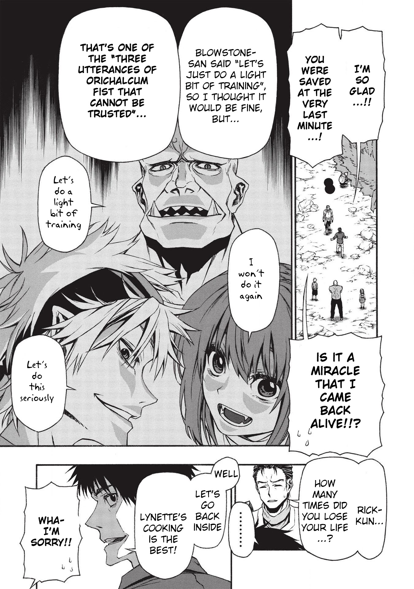Shinmai Ossan Bouken-sha, Saikyou paati ni shinu hodo kitae rarete Muteki ni naru Chapter 13 page 22 - Chapter 13: Daily Life