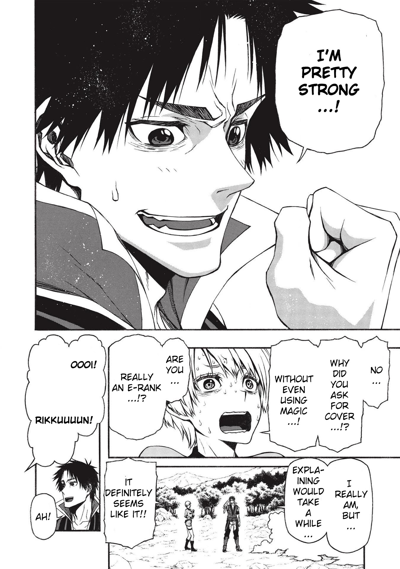 Shinmai Ossan Bouken-sha, Saikyou paati ni shinu hodo kitae rarete Muteki ni naru Chapter 14 page 19 - Chapter 14: The Strongest E-Rank in History