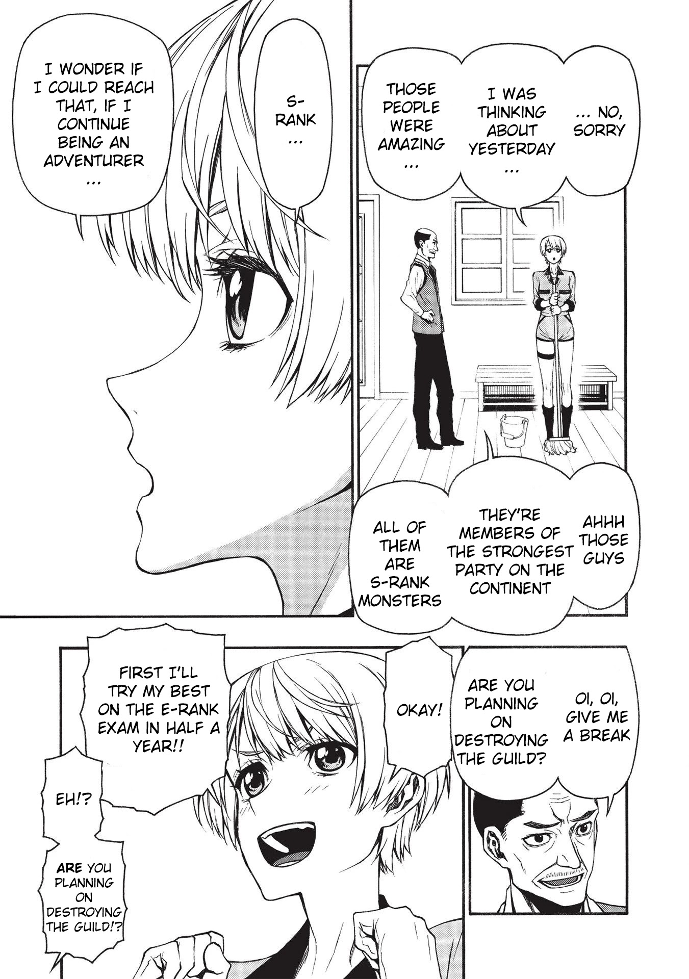 Shinmai Ossan Bouken-sha, Saikyou paati ni shinu hodo kitae rarete Muteki ni naru Chapter 14 page 22 - Chapter 14: The Strongest E-Rank in History