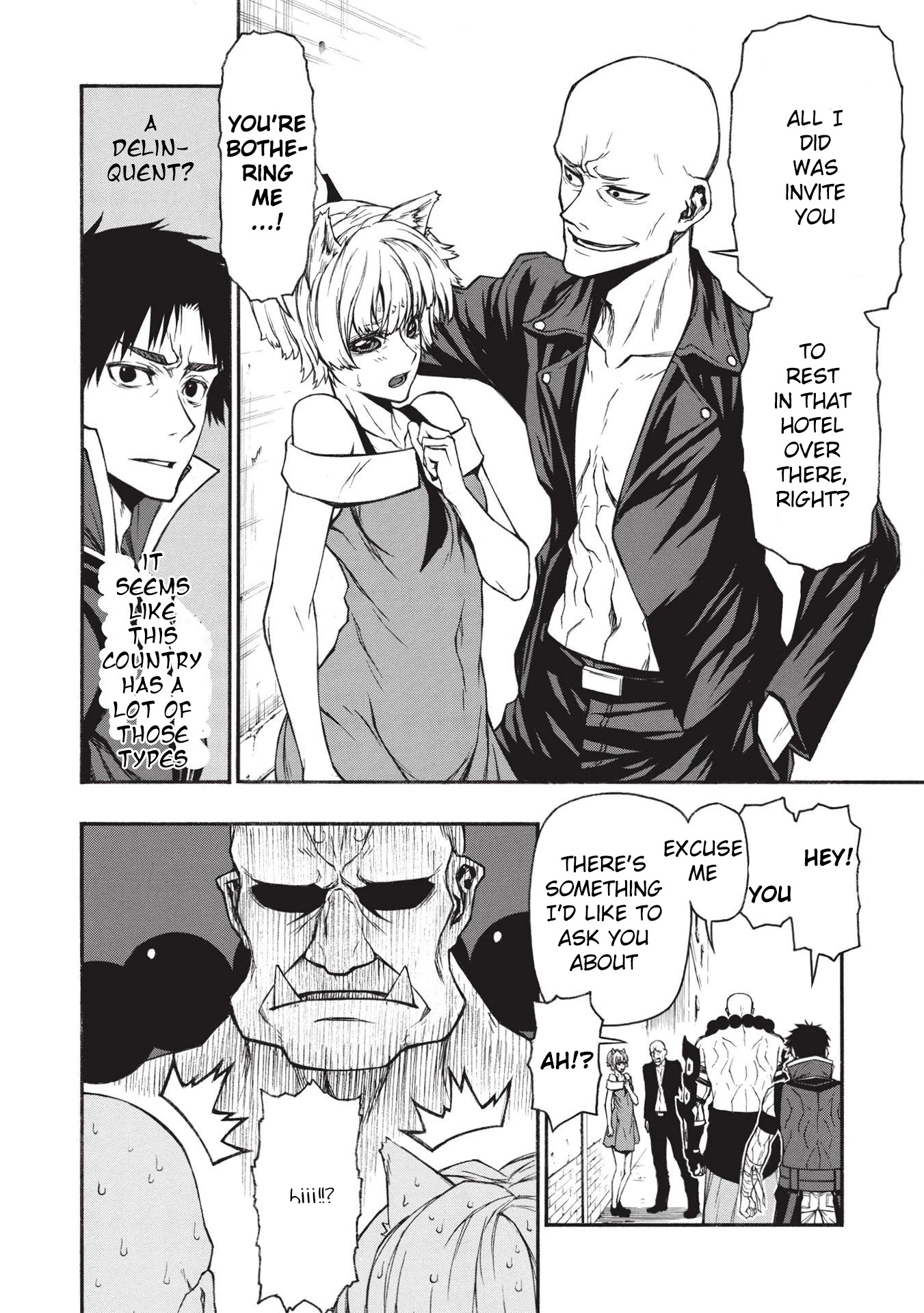 Shinmai Ossan Bouken-sha, Saikyou paati ni shinu hodo kitae rarete Muteki ni naru Chapter 15.1 page 4 - Chapter 15.1: The Country in Which the Strong Congregate (pt. 1)