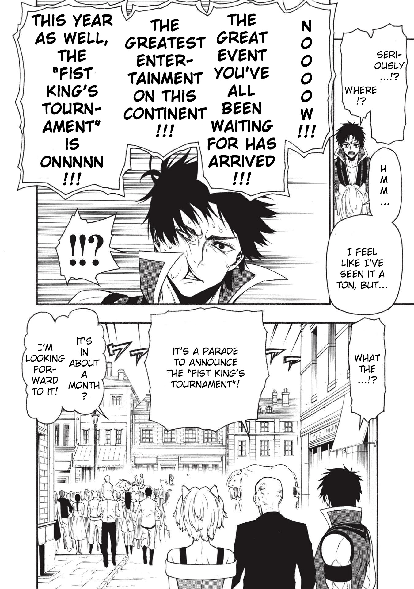 Shinmai Ossan Bouken-sha, Saikyou paati ni shinu hodo kitae rarete Muteki ni naru Chapter 15.1 page 8 - Chapter 15.1: The Country in Which the Strong Congregate (pt. 1)