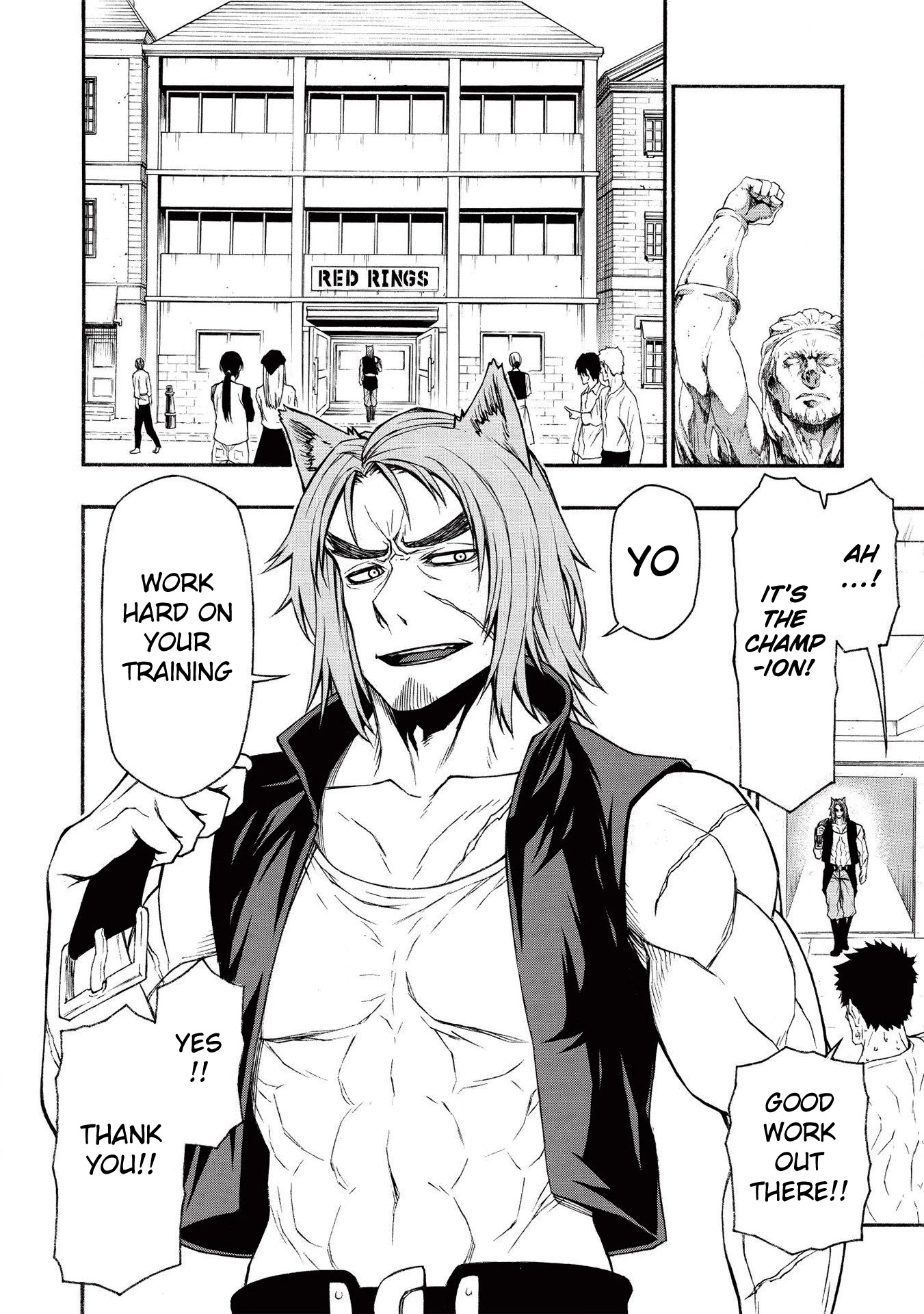 Shinmai Ossan Bouken-sha, Saikyou paati ni shinu hodo kitae rarete Muteki ni naru Chapter 15.2 page 2 - Chapter 15.2: The Country in Which the Strong Congregate (pt. 2)