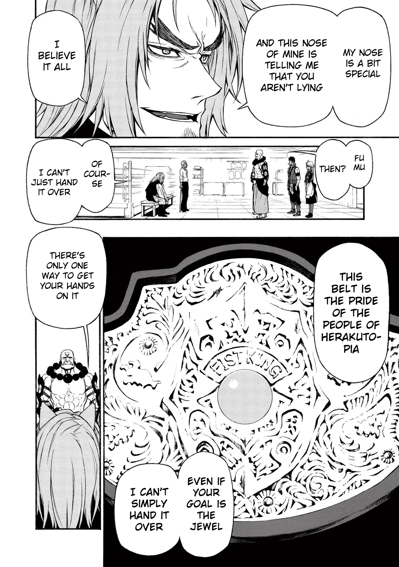 Shinmai Ossan Bouken-sha, Saikyou paati ni shinu hodo kitae rarete Muteki ni naru Chapter 15.2 page 8 - Chapter 15.2: The Country in Which the Strong Congregate (pt. 2)