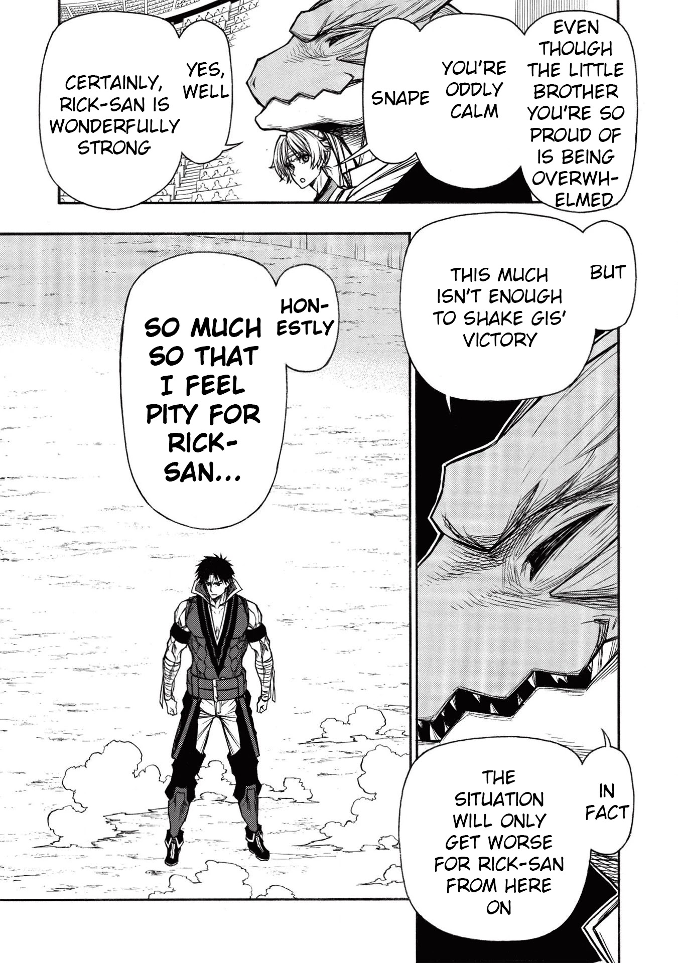 Shinmai Ossan Bouken-sha, Saikyou paati ni shinu hodo kitae rarete Muteki ni naru Chapter 23 page 4 - Chapter 23: All-out vs All-out