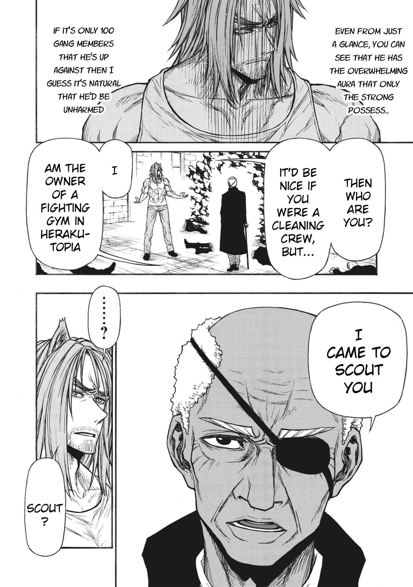 Shinmai Ossan Bouken-sha, Saikyou paati ni shinu hodo kitae rarete Muteki ni naru Chapter 25 page 11 - Chapter 25: The Man who Lives in Battle