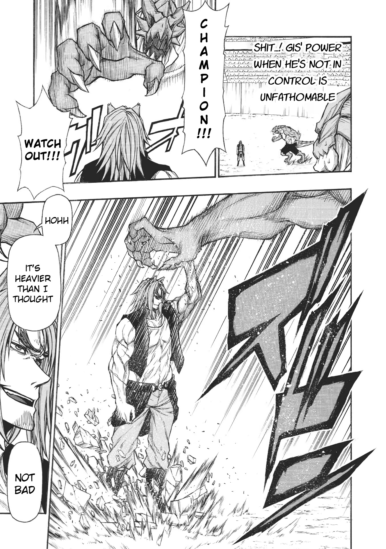 Shinmai Ossan Bouken-sha, Saikyou paati ni shinu hodo kitae rarete Muteki ni naru Chapter 25 page 21 - Chapter 25: The Man who Lives in Battle
