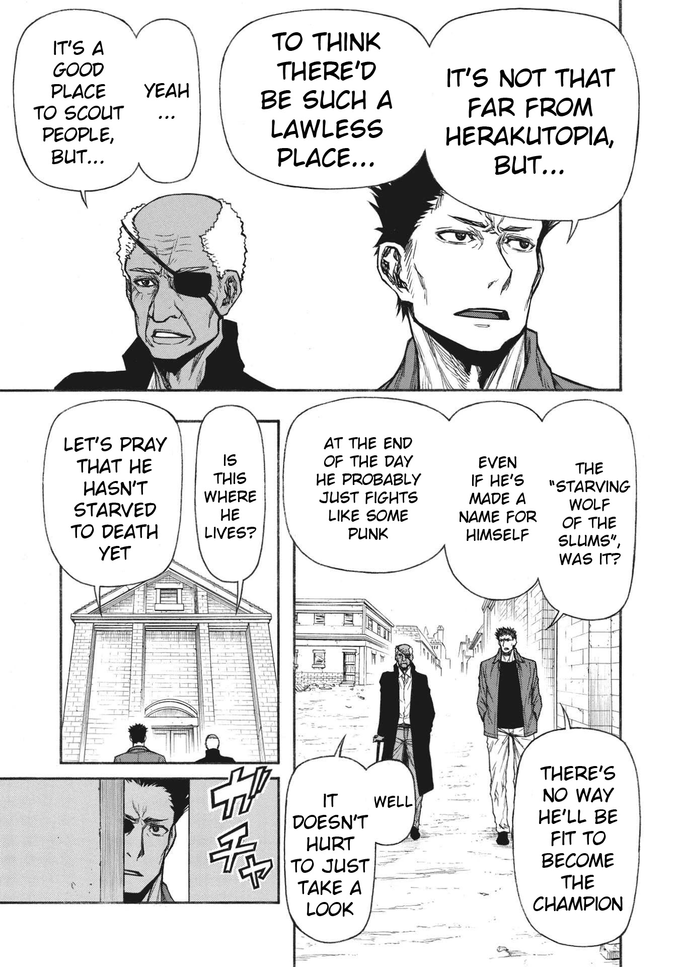 Shinmai Ossan Bouken-sha, Saikyou paati ni shinu hodo kitae rarete Muteki ni naru Chapter 25 page 7 - Chapter 25: The Man who Lives in Battle