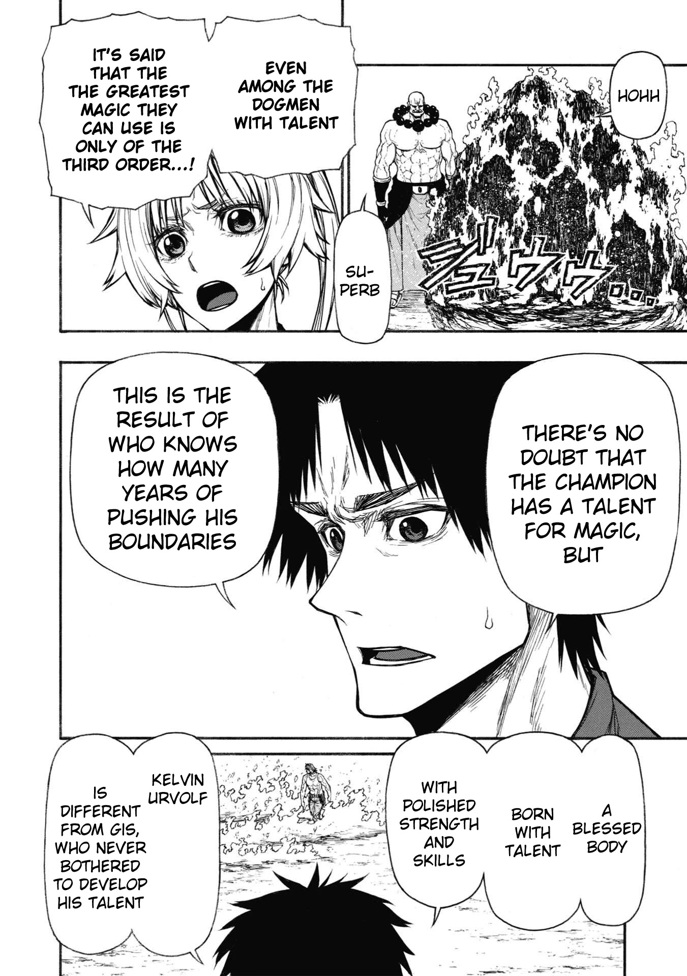 Shinmai Ossan Bouken-sha, Saikyou paati ni shinu hodo kitae rarete Muteki ni naru Chapter 28 page 15 - Chapter 28: The Starving Wolf of the Arena