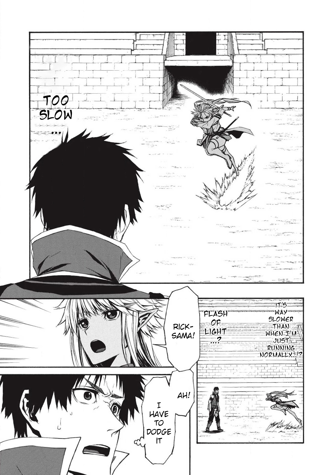 Shinmai Ossan Bouken-sha, Saikyou paati ni shinu hodo kitae rarete Muteki ni naru Chapter 3 page 3 - Chapter 3: All of the Attacks are a Swing and a Miss