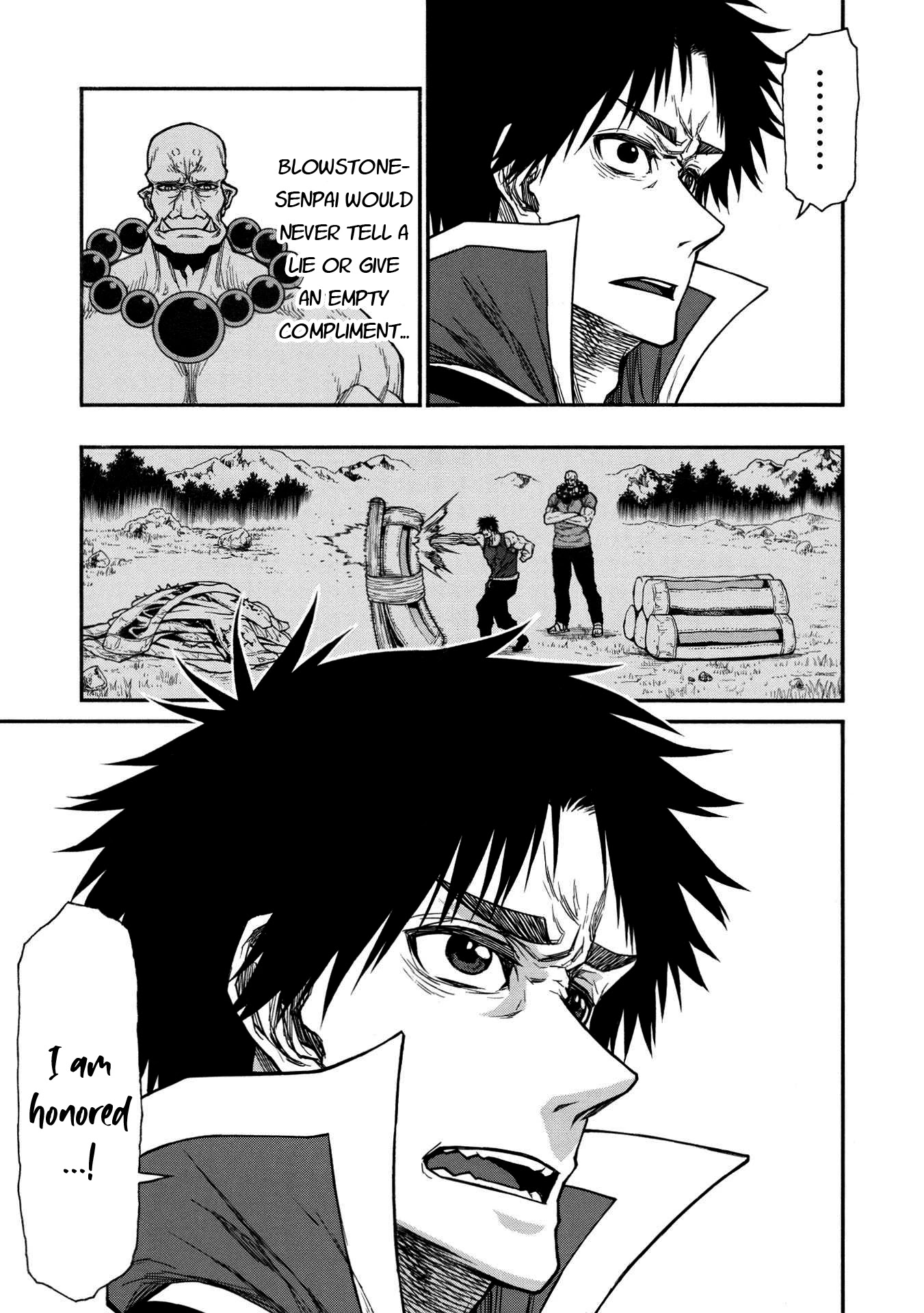 Shinmai Ossan Bouken-sha, Saikyou paati ni shinu hodo kitae rarete Muteki ni naru Chapter 32 page 3 - Chapter 32: A God's Dream