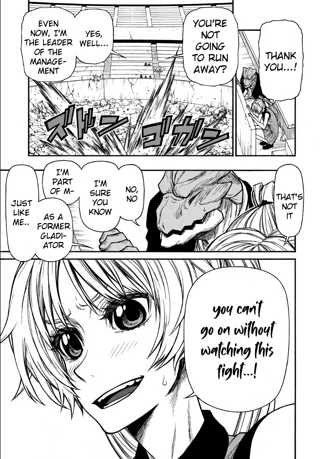 Shinmai Ossan Bouken-sha, Saikyou paati ni shinu hodo kitae rarete Muteki ni naru Chapter 33 page 11 - Chapter 33: Blood, Roars, and Laughter