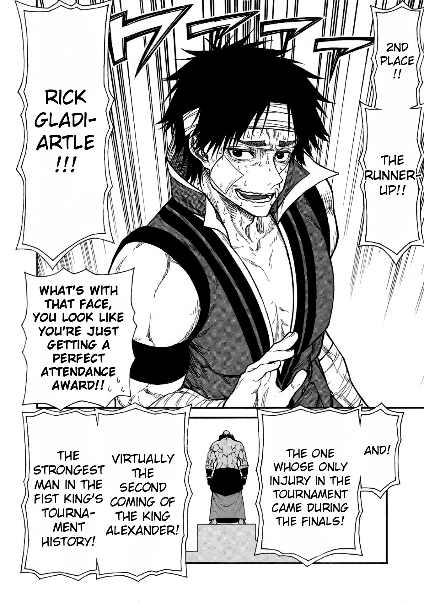 Shinmai Ossan Bouken-sha, Saikyou paati ni shinu hodo kitae rarete Muteki ni naru Chapter 35 page 10 - Chapter 35: The King