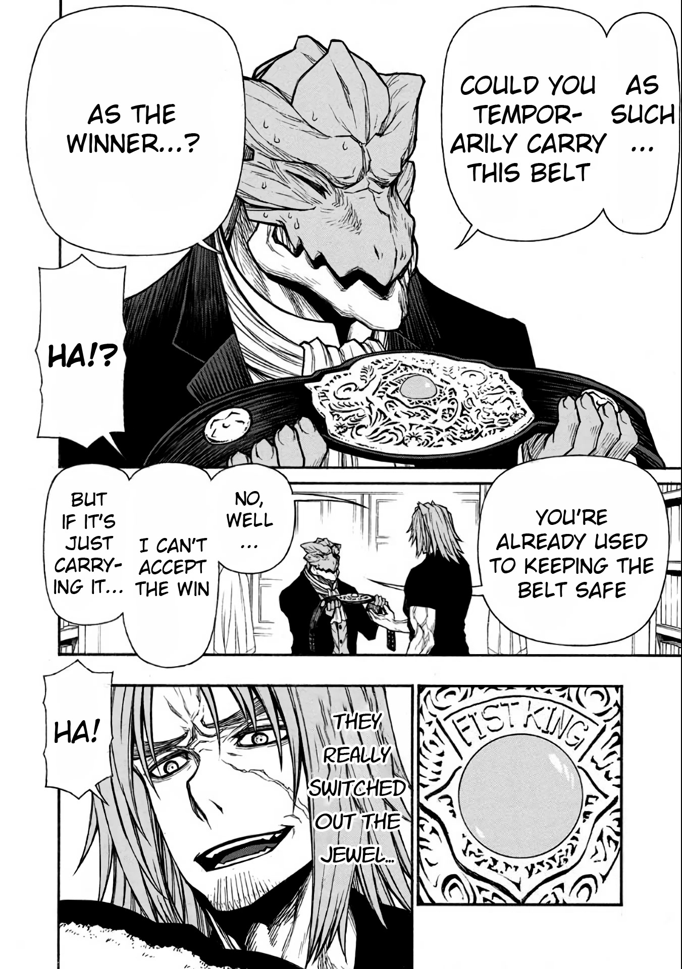 Shinmai Ossan Bouken-sha, Saikyou paati ni shinu hodo kitae rarete Muteki ni naru Chapter 35 page 17 - Chapter 35: The King
