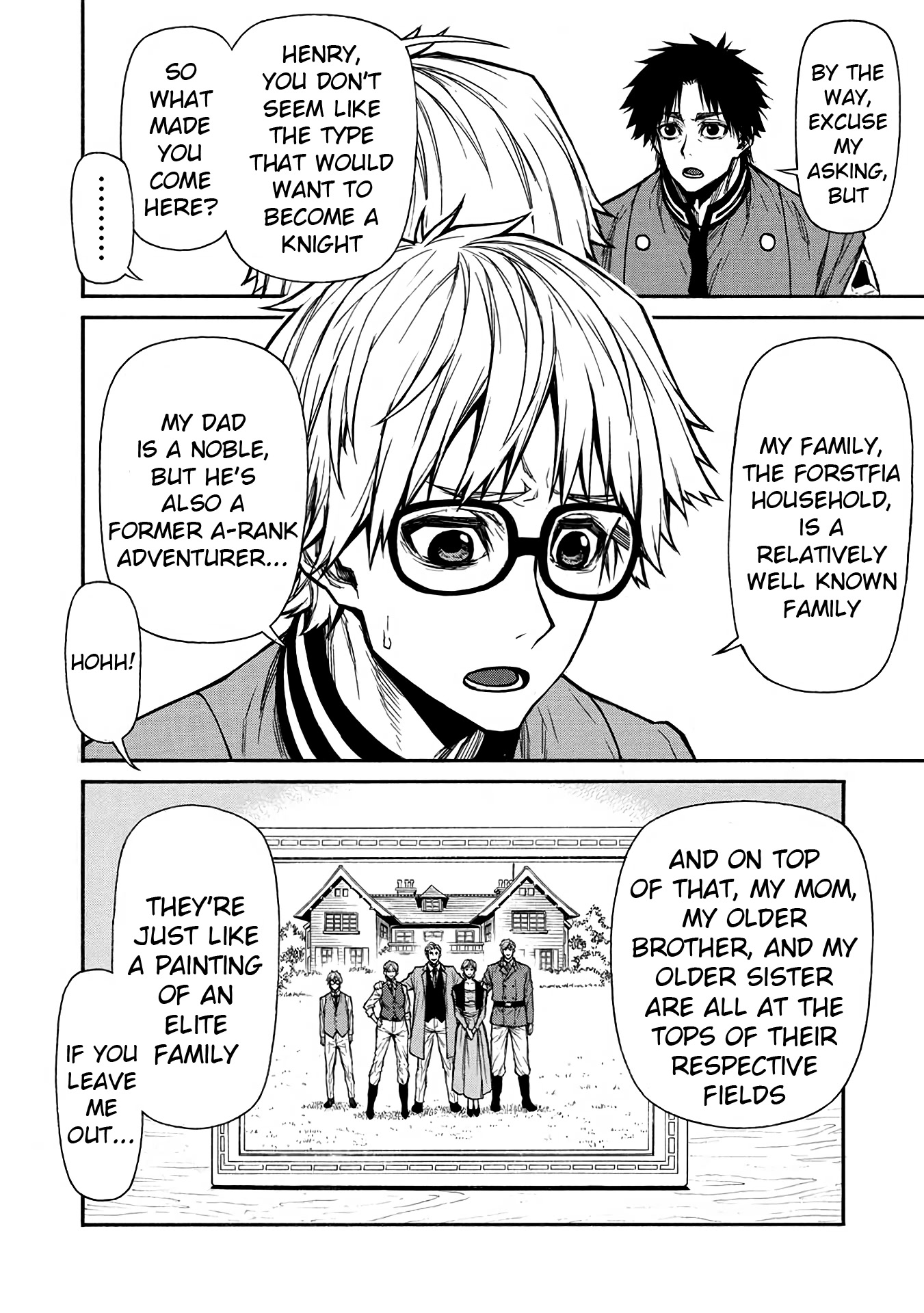 Shinmai Ossan Bouken-sha, Saikyou paati ni shinu hodo kitae rarete Muteki ni naru Chapter 38 page 8 - Chapter 38: A Rocky Group of 4