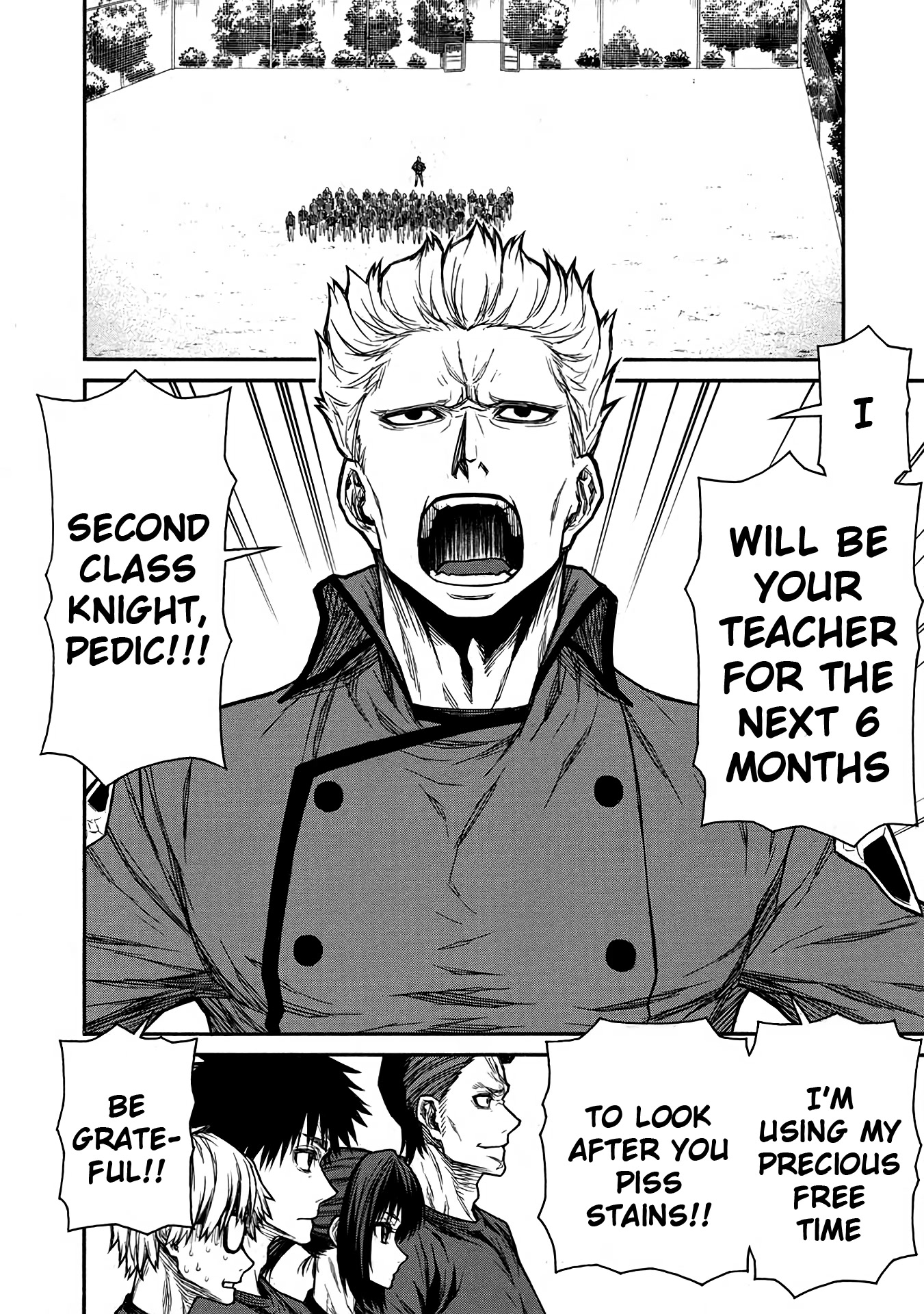 Shinmai Ossan Bouken-sha, Saikyou paati ni shinu hodo kitae rarete Muteki ni naru Chapter 39 page 6 - Chapter 39: The Middle-Aged Newbie Knight Student