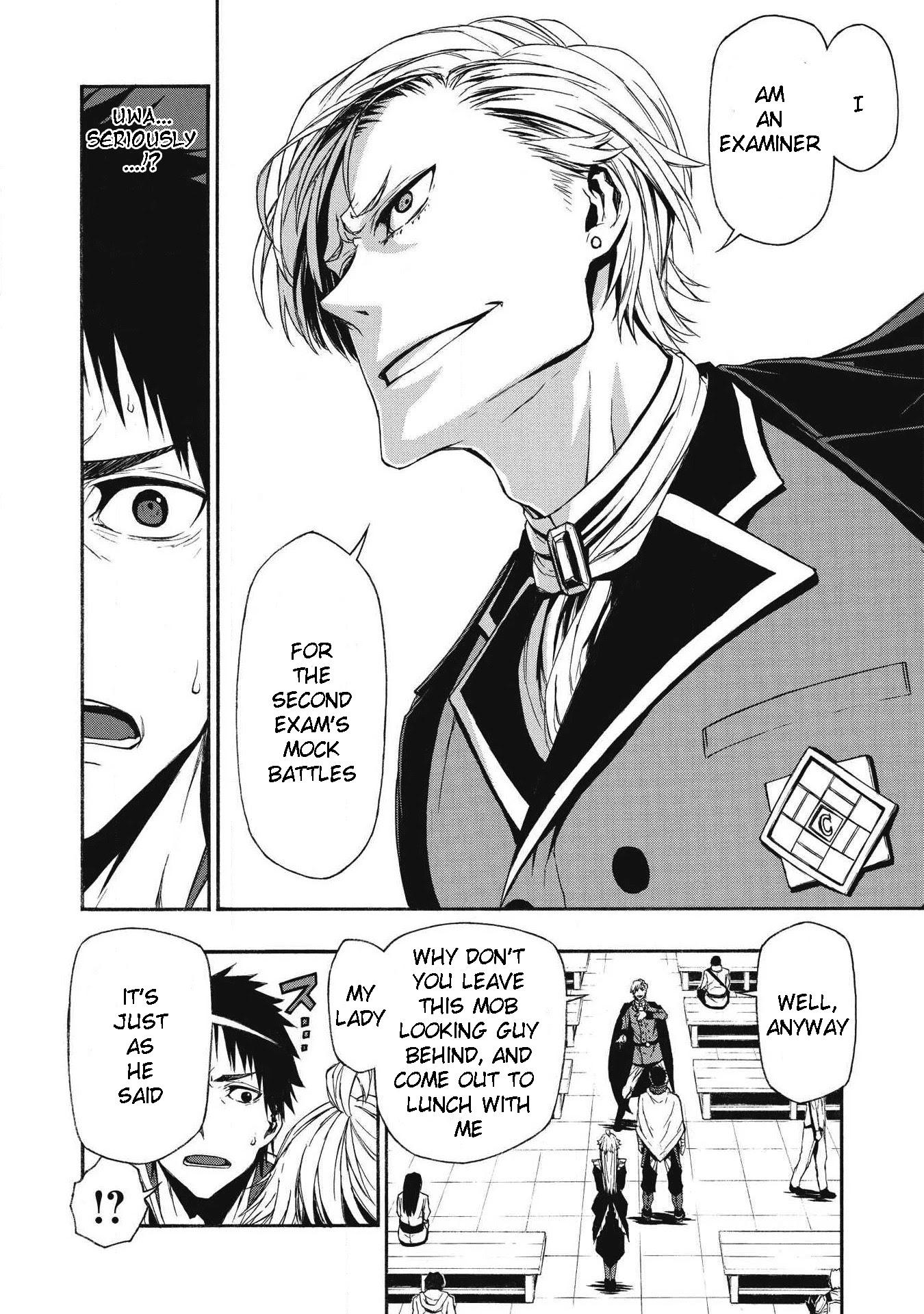 Shinmai Ossan Bouken-sha, Saikyou paati ni shinu hodo kitae rarete Muteki ni naru Chapter 4 page 10 - Chapter 4: The Guild Badge Doesn't Stand Out