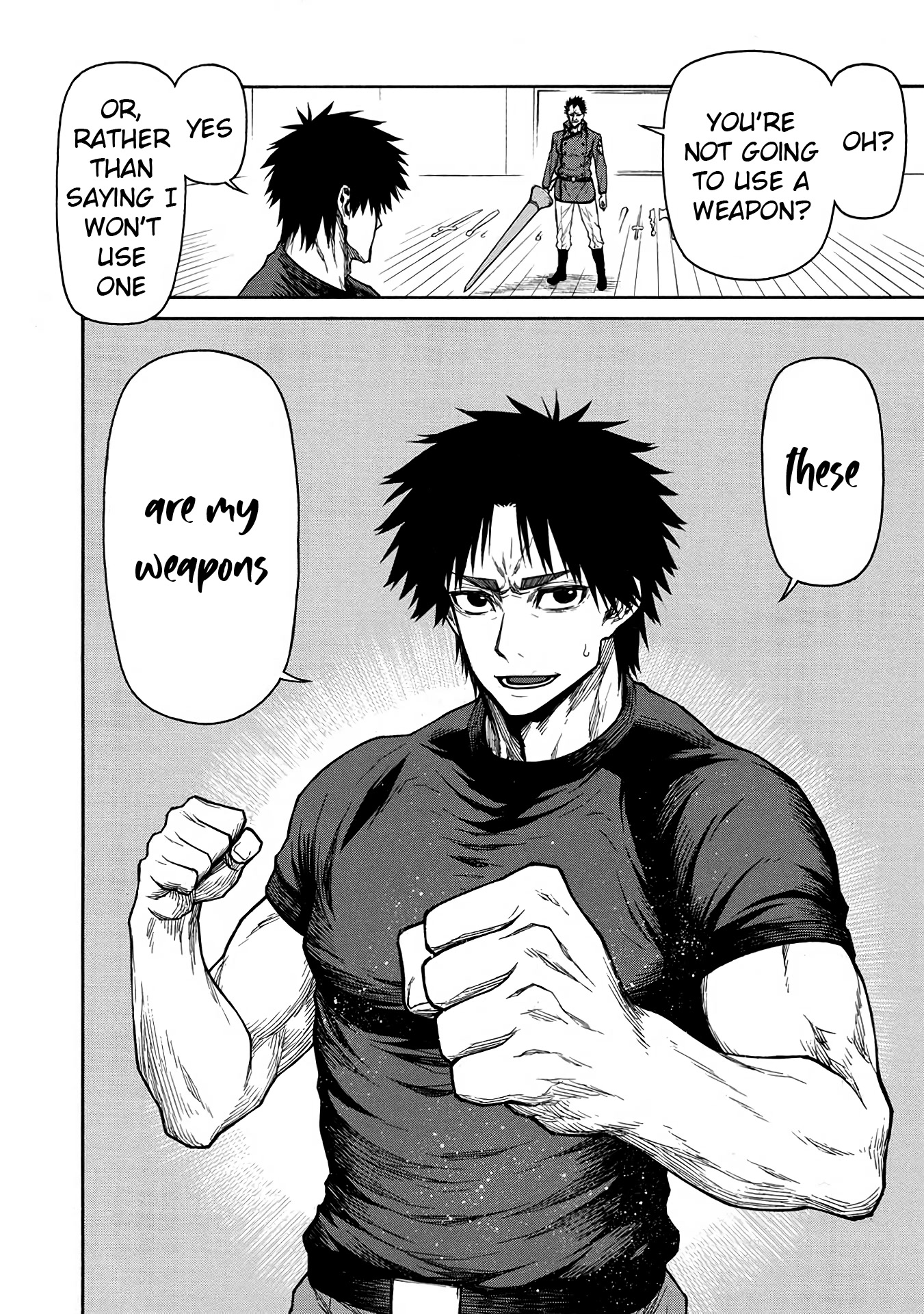 Shinmai Ossan Bouken-sha, Saikyou paati ni shinu hodo kitae rarete Muteki ni naru Chapter 41 page 14 - Chapter 41: Orichalcum Weapons