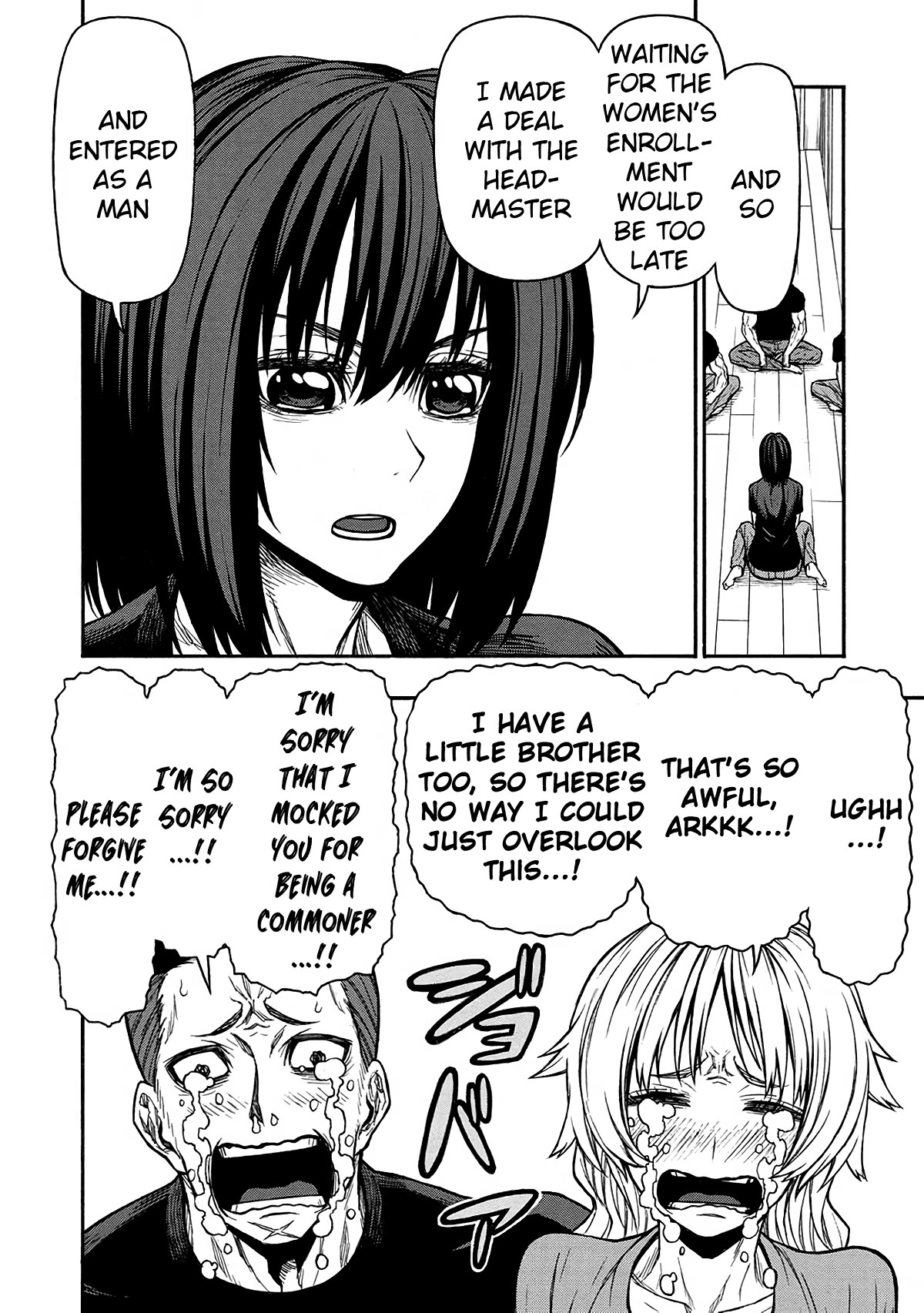 Shinmai Ossan Bouken-sha, Saikyou paati ni shinu hodo kitae rarete Muteki ni naru Chapter 43 page 24 - Chapter 43: The Reason She Cut Her Hair
