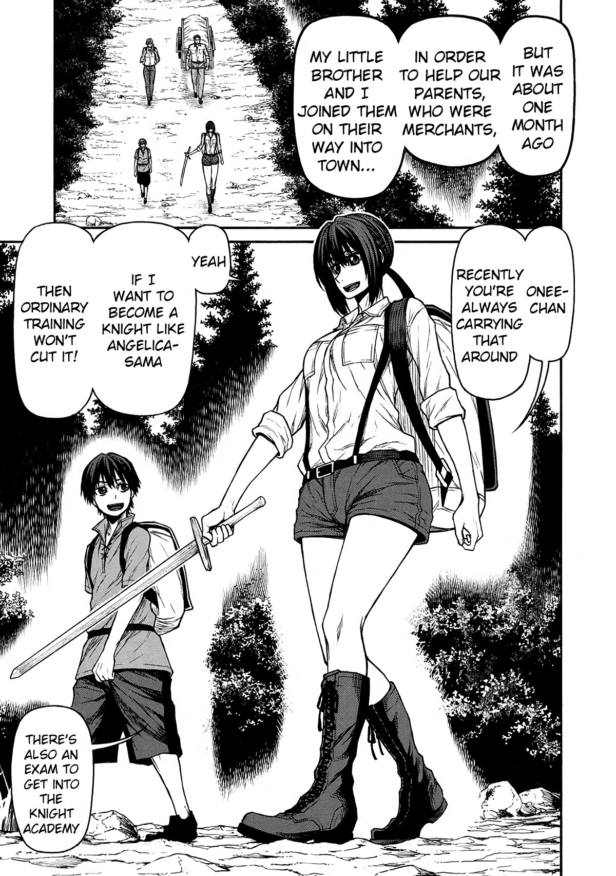 Shinmai Ossan Bouken-sha, Saikyou paati ni shinu hodo kitae rarete Muteki ni naru Chapter 43 page 7 - Chapter 43: The Reason She Cut Her Hair